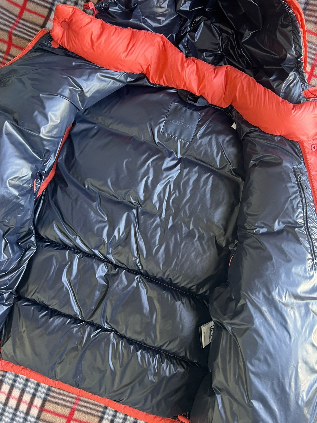 Moncler L Moncler Cyclone Short Down Jacket goose orange vest 2 jn 1 Size US L / EU 52-54 / 3 - 16 Thumbnail