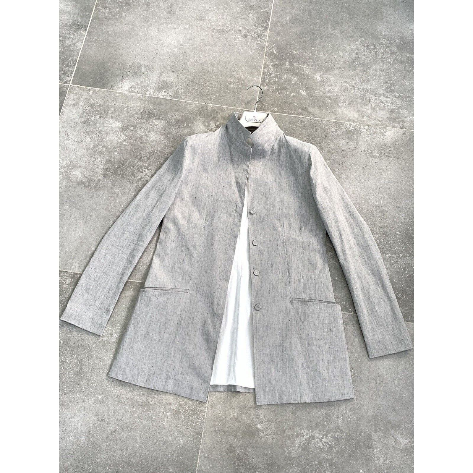 Annette Gortz × Designer Women ANNETTE GORTZ LINEN Blazer LONG Jacket EU 38 UK 10 S-M Size M / US 6-8 / IT 42-44 - 20 Thumbnail