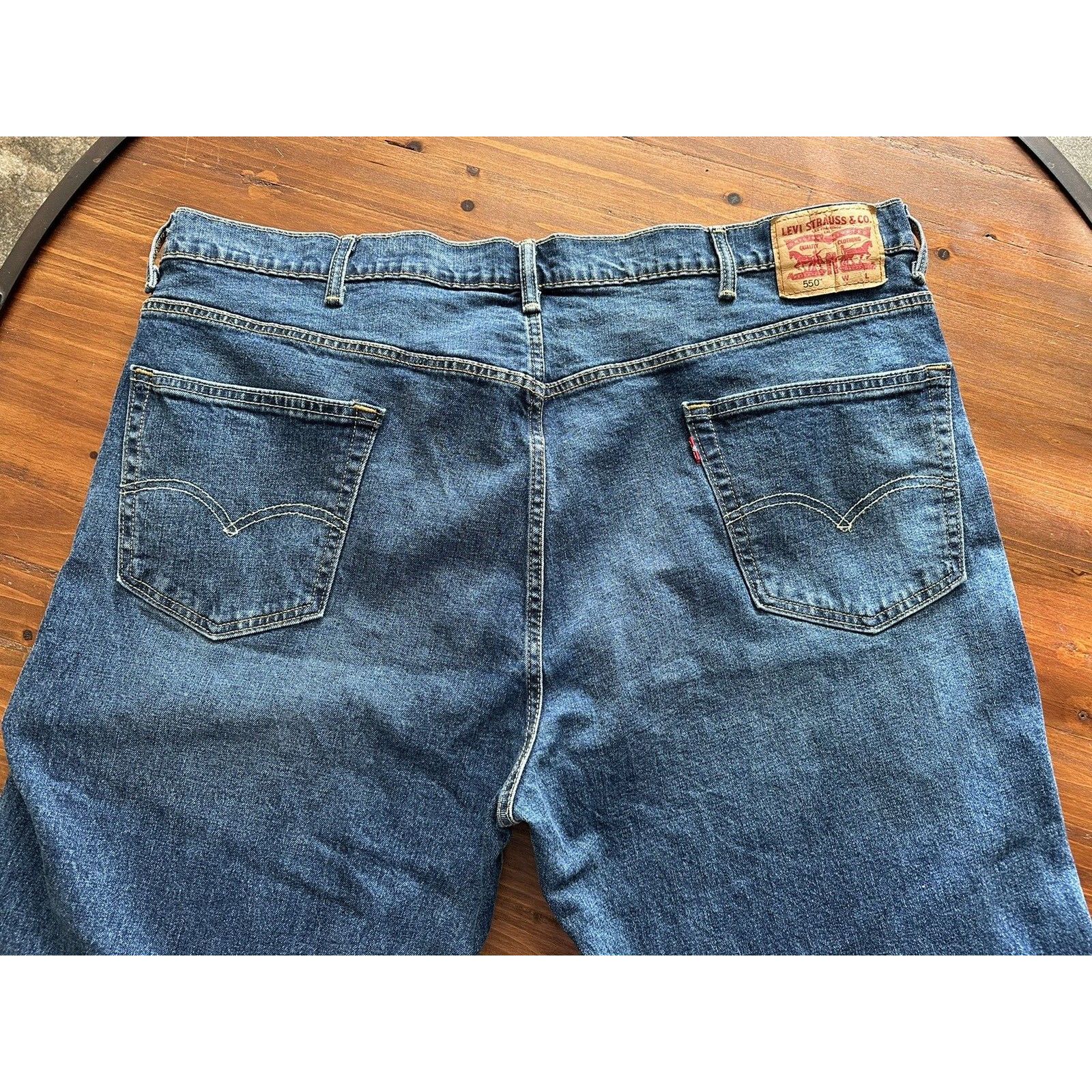 Levi's LEVIS 550 relaxed, 46X29 Dark Blue Wash, Cotton Blend 2017 Size US 44 / EU 60 - 6 Thumbnail