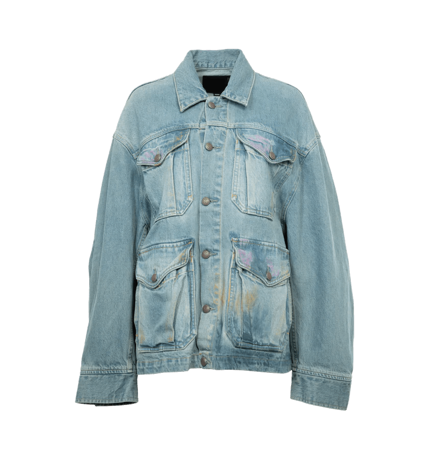 R13 o1h1sh10624 Jacket in Blue Size M / US 6-8 / IT 42-44 - 1 Thumbnail