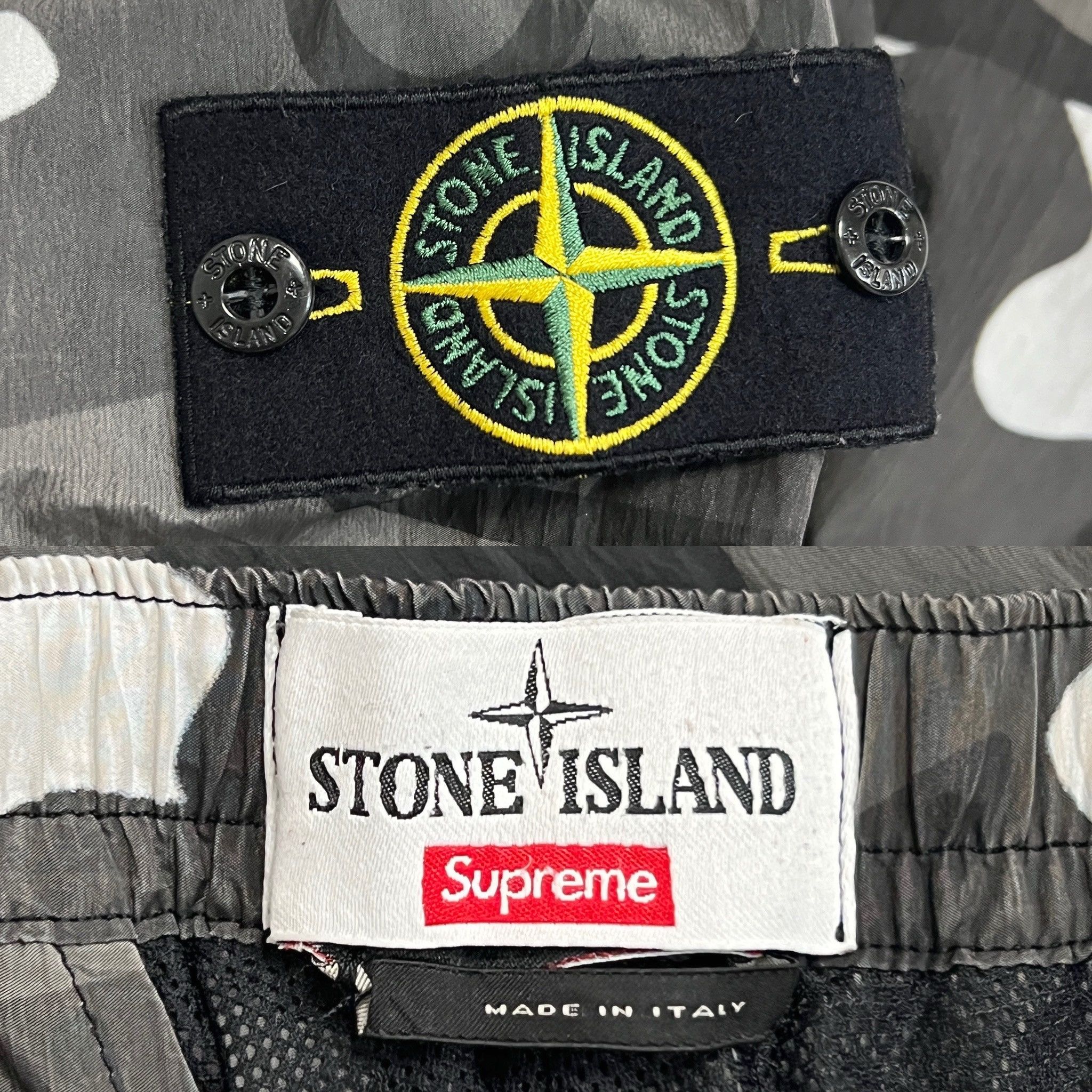 Stone Island × Supreme Supreme Stone Island 16SS Nylon Metal Track Pants Camo Size US 31 - 7 Thumbnail