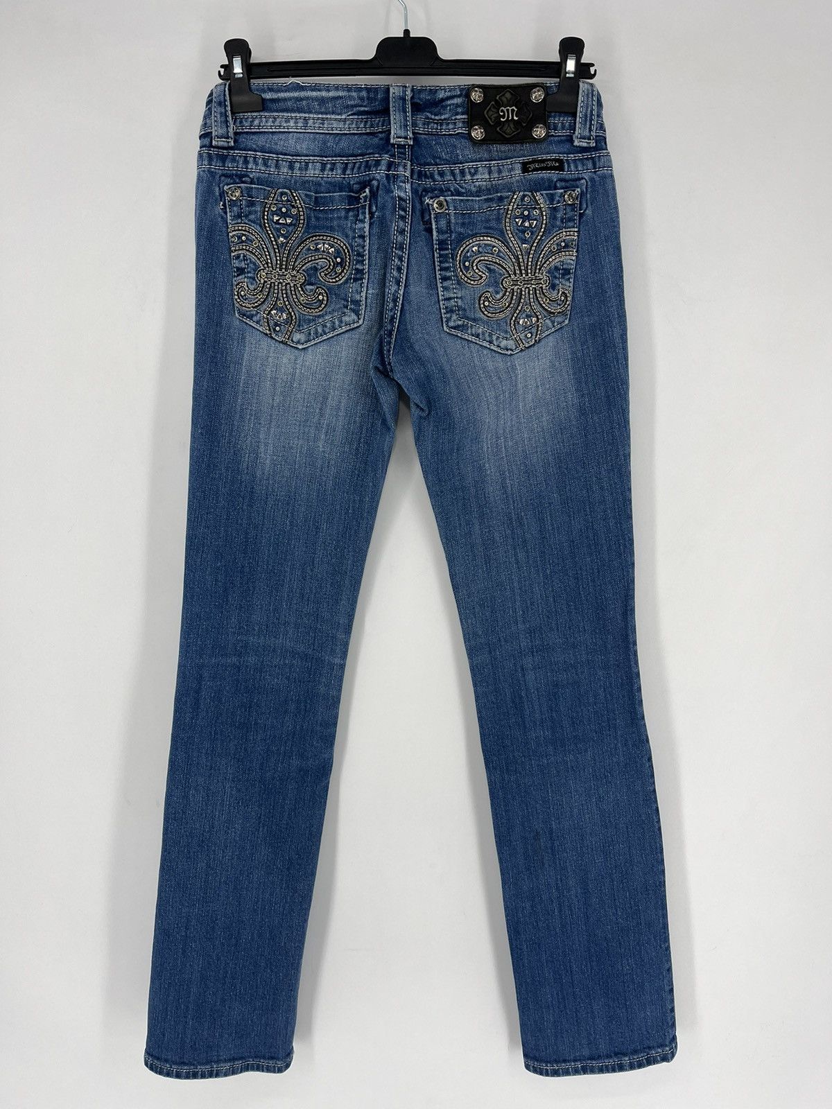 Hysteric Glamour Miss Me CRAZY Hysteric Glamour Chrome Hearts Style Jeans Size 28" / US 6 / IT 42 - 7 Thumbnail