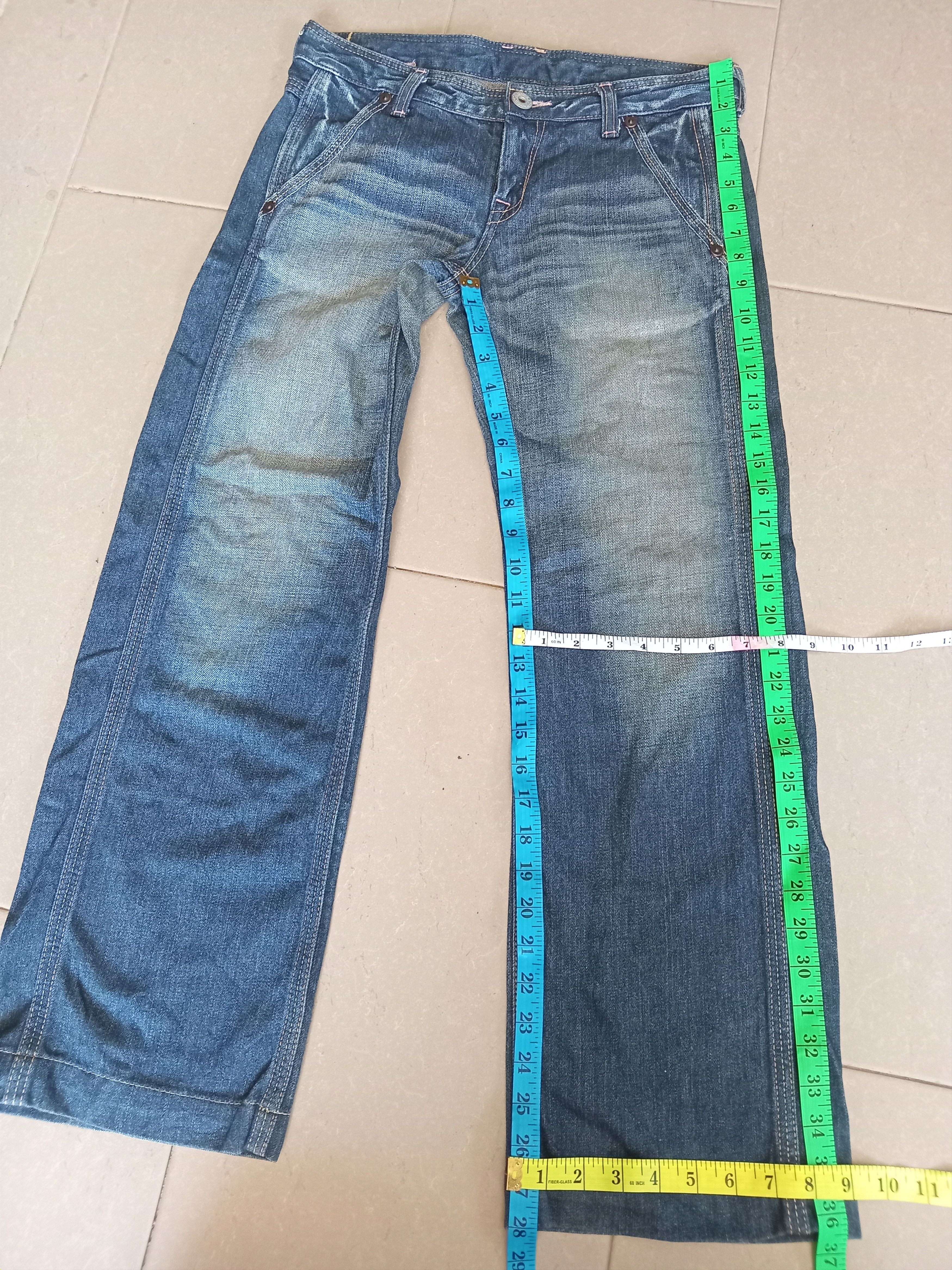 Japanese Brand × Johnbull John Bull Jeans Low-Rise Japanese Design Size 31" - 4 Thumbnail