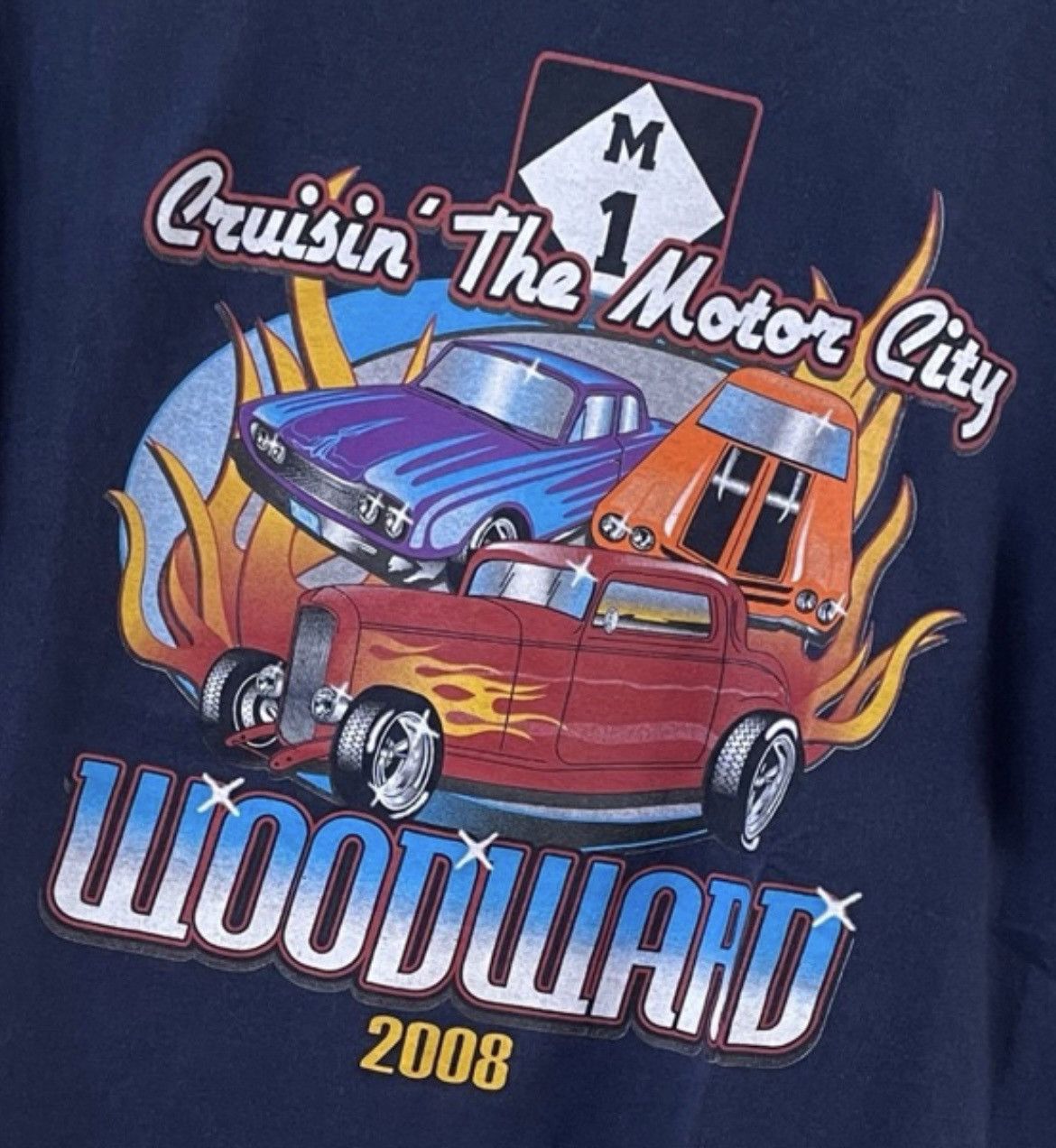 Gildan Medium 2008 Woodward Cruisin tshirt Size US M / EU 48-50 / 2 - 1 Thumbnail