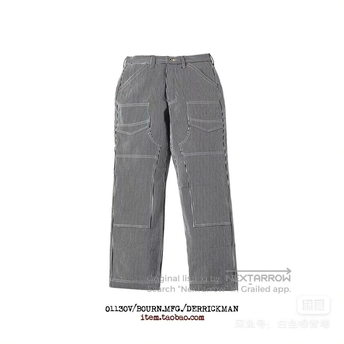 Other Bourn Hickory Stripe Cargo Pants. Size US 34 / EU 50 - 6 Thumbnail