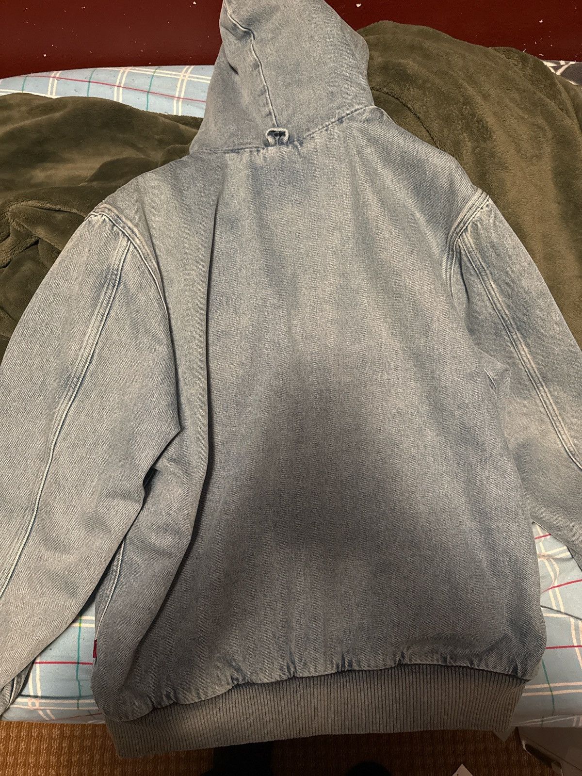 Levi's × Vintage Levis Denim Hoodie Size US M / EU 48-50 / 2 - 2 Thumbnail