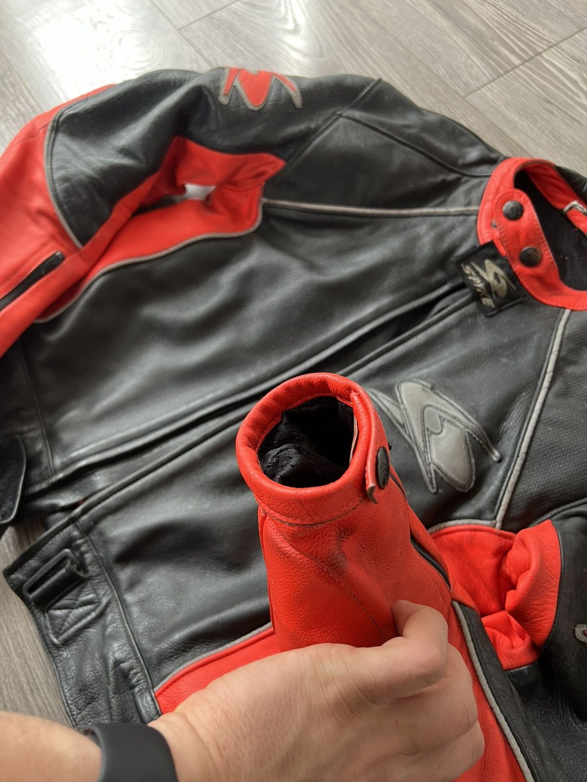 Genuine Leather ‼️Rare Vintage Spyke Racing Made in Italy Leather Save Jacket Size US M / EU 48-50 / 2 - 12 Thumbnail