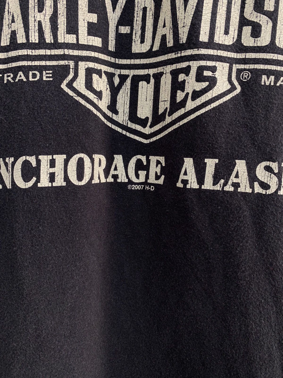 Harley Davidson 🇺🇸 Vintage 90s Harley Davidson Faded 105 Years Choppers Tee Size US XL / EU 56 / 4 - 8 Thumbnail