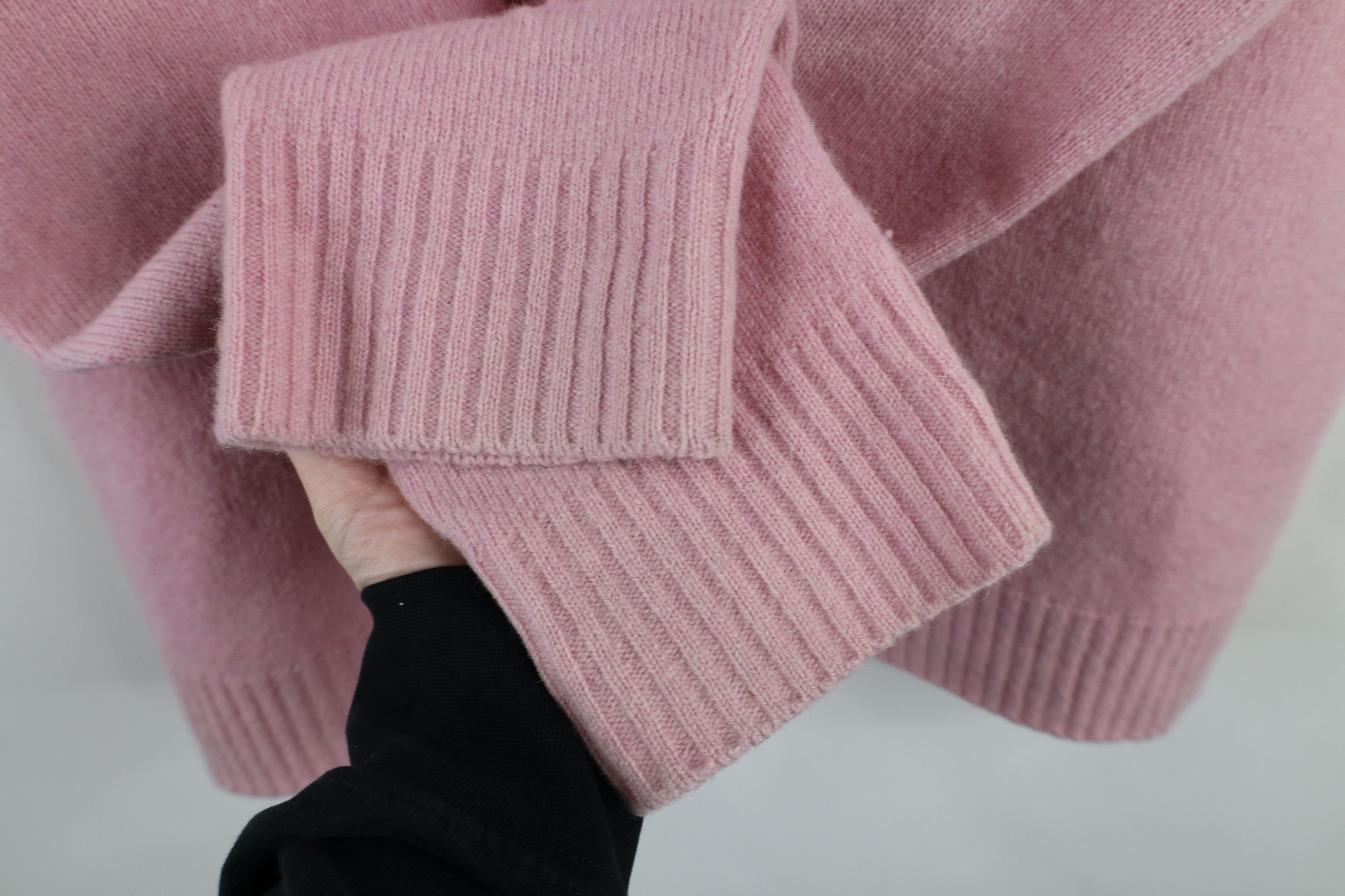 Lands' End × Vintage Vintage 90s Lands End Knit Crewneck Sweater Pink USA Size XL / US 12-14 / IT 48-50 - 4 Thumbnail