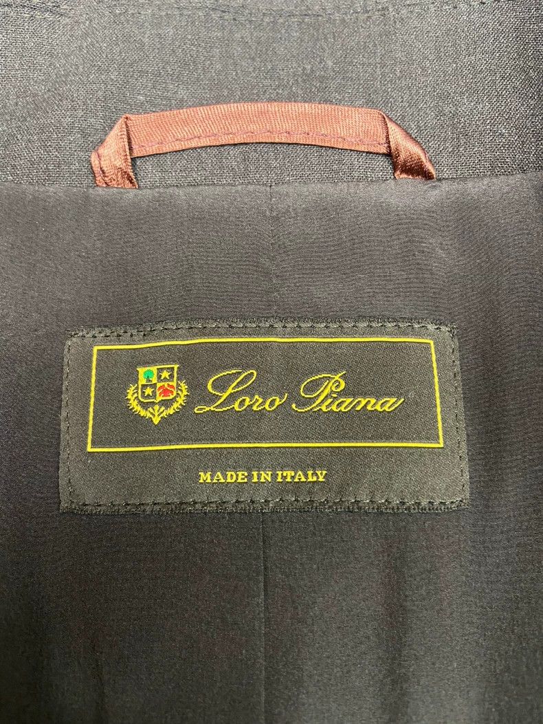 Loro Piana LORO PIANA Full wool suit with single-breasted vest Size XL / US 12-14 / IT 48-50 - 7 Thumbnail