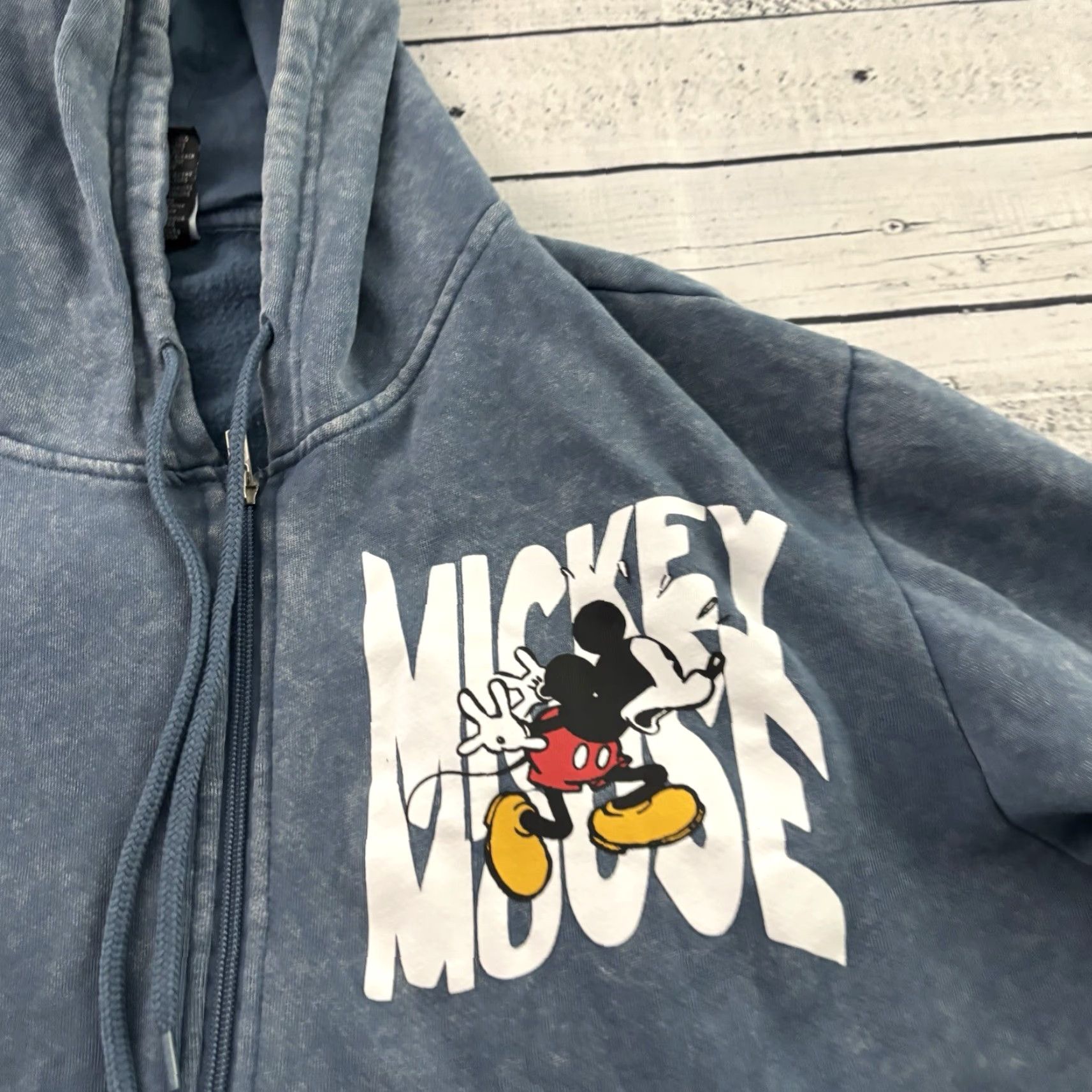 Disney Disney Mickey Mouse Full Zip Hooded Sweatshirt Men XL Blue Size US XL / EU 56 / 4 - 2 Thumbnail