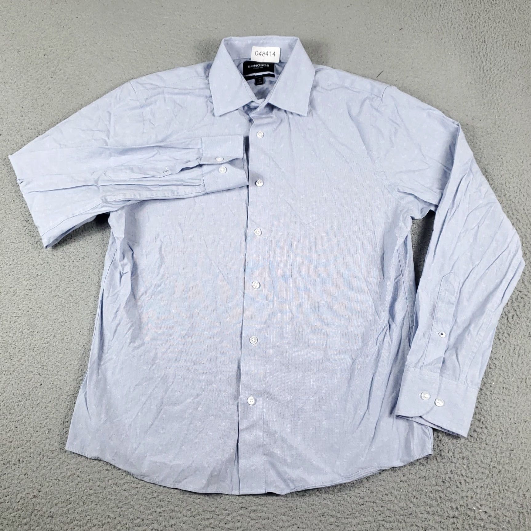 Bonobos Bonobos Shirt Mens Size M Blue Solid Button-Down Long Sleeve Casual Everydaywear Size US M / EU 48-50 / 2 - 2 Thumbnail