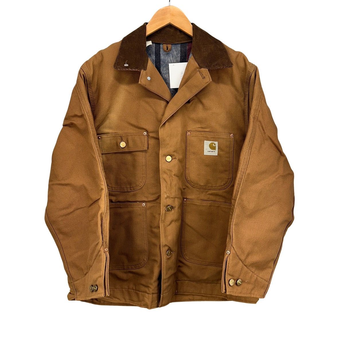 image of Carhartt Insulated Chore Jacket in Brown, Men's (Size XL)