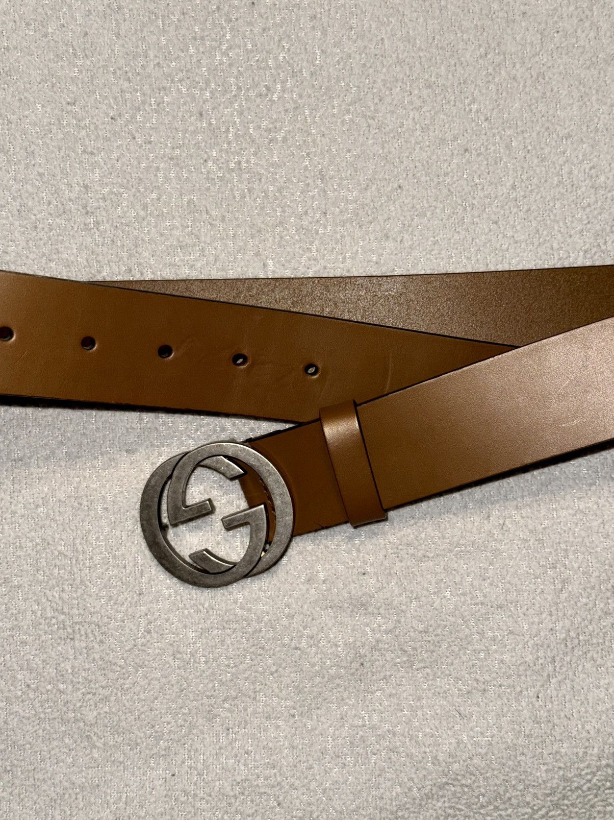 Gucci Gucci Interlocking G Buckle Belt Size 34 - 3 Thumbnail
