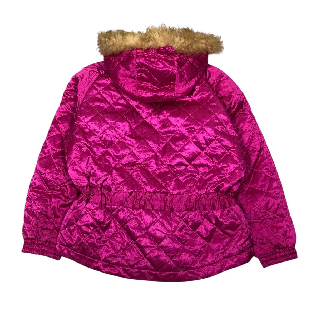 Japanese Brand 🔥VINTAGE SKI JACKET ELLESSE ITALY MINK FUR HOODIE Size L / US 10 / IT 46 - 2 Thumbnail