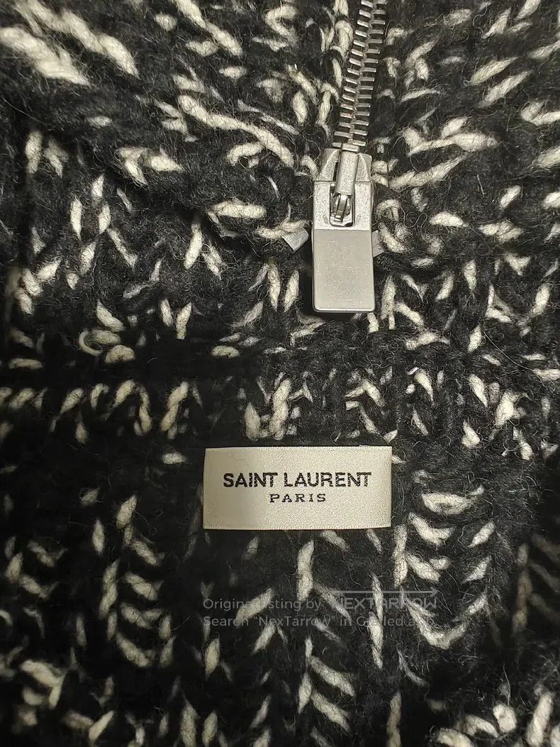 Saint Laurent Paris Saint Laurent Paris Wool Blended Hooded Cloak Size US XS / EU 42 / 0 - 3 Thumbnail