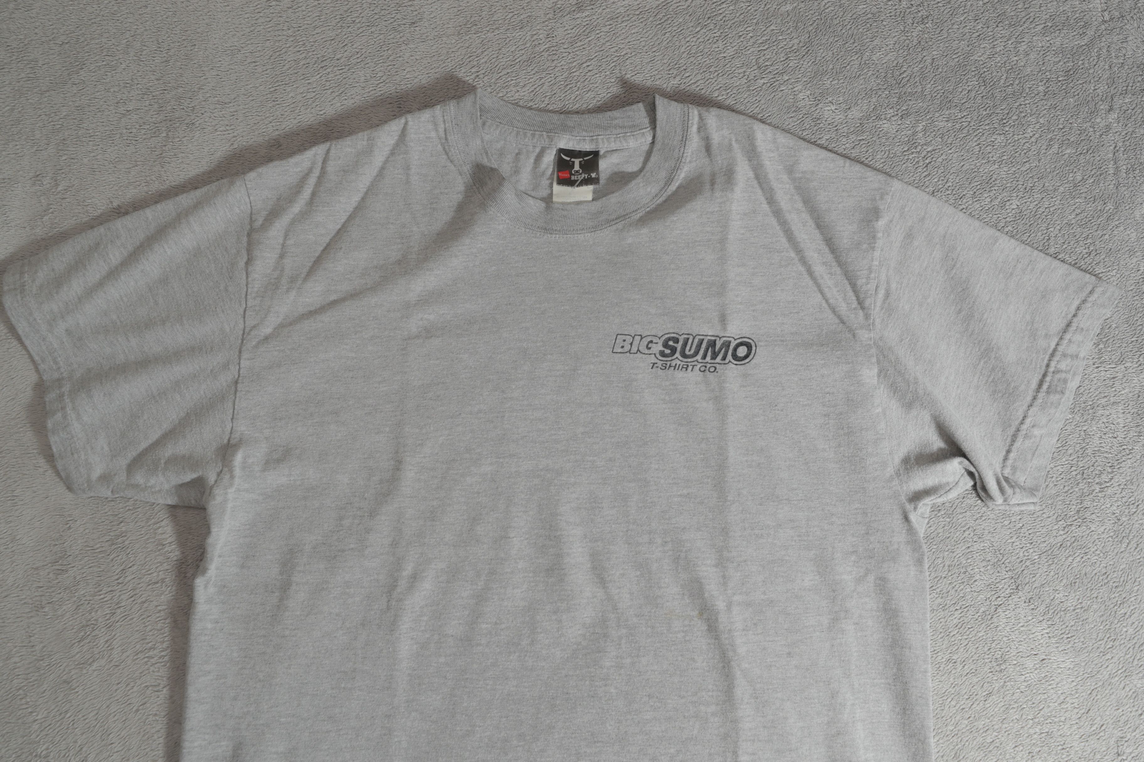 Vintage Big Sumo Tee Shirt Company No Gut No Glory 2003 Shirt Size US L / EU 52-54 / 3 - 4 Thumbnail