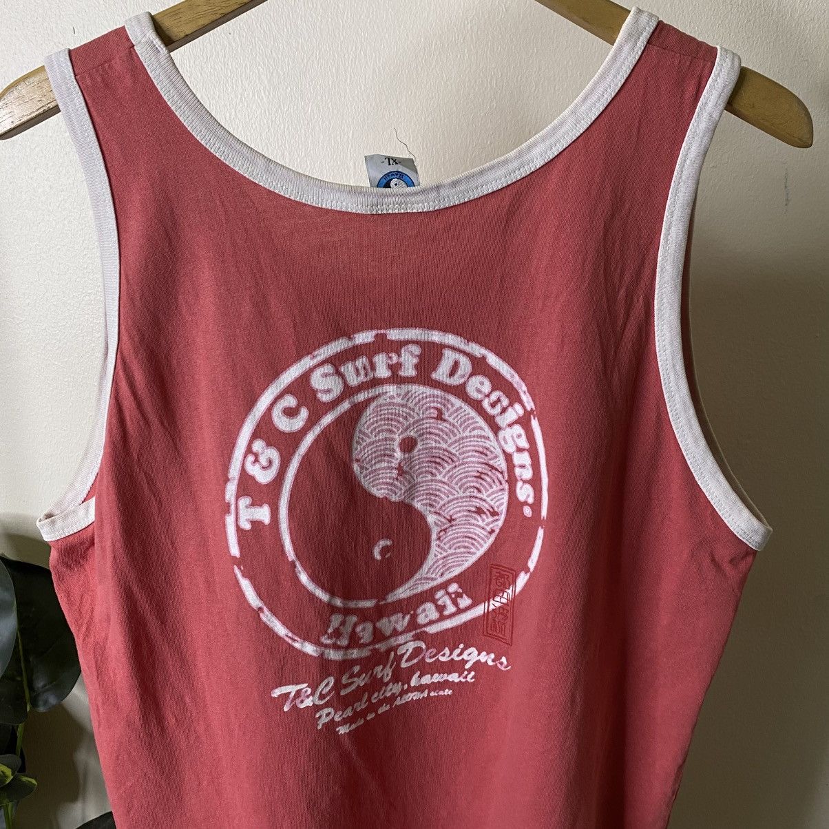 Vintage Y2K T&C Surf Ying Yang Logo Surfing Tank Top Size US M / EU 48-50 / 2 - 2 Thumbnail