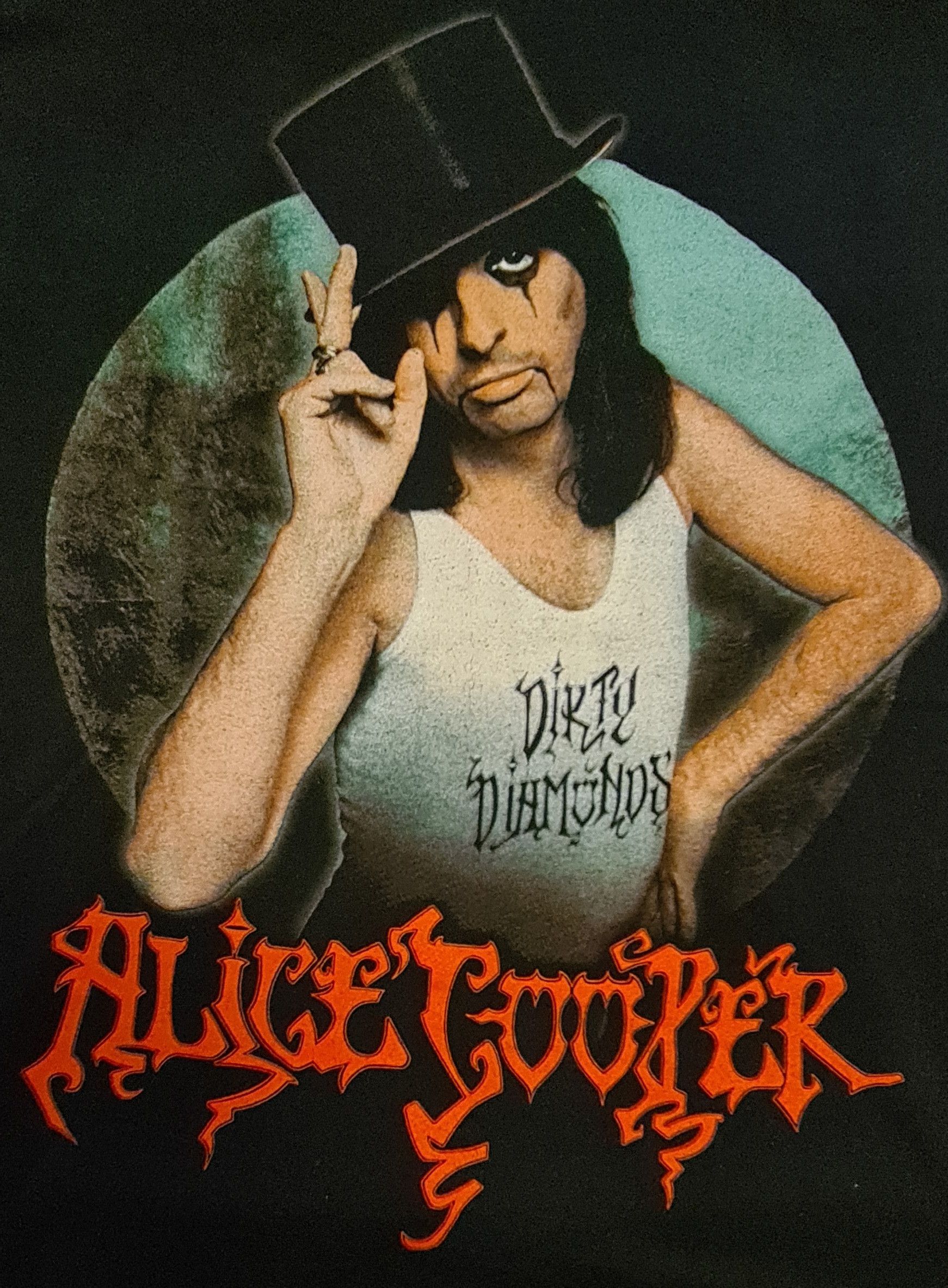 Fruit Of The Loom ALICE COOPER Dirty Diamonds Tour 2005 shirt Size US L / EU 52-54 / 3 - 2 Thumbnail