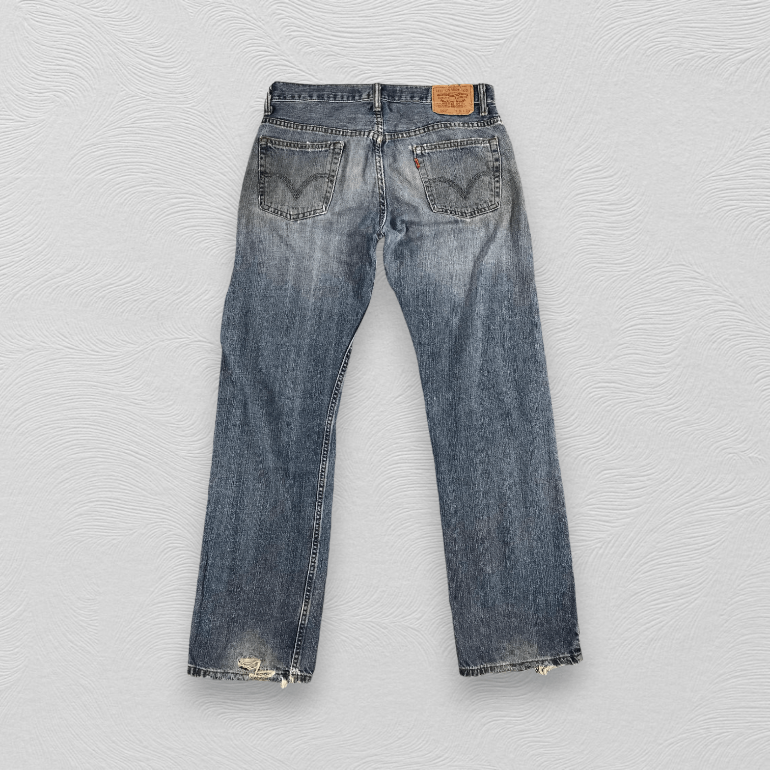 Levi's Vintage Levis 569 Jeans Distressed Denim KJ666 Size US 31 - 2 Thumbnail