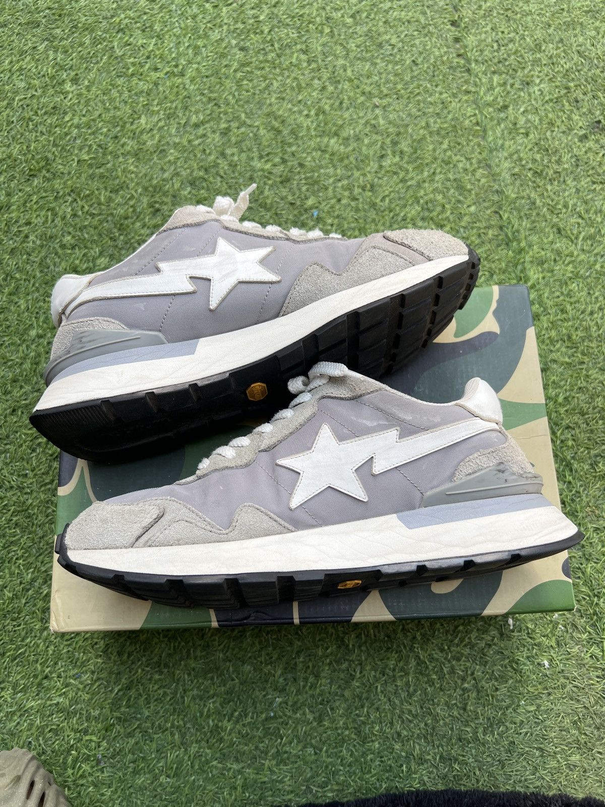 Bape Bape Sta Road Express #1 M2 Grey Size US 10 / EU 43 - 3 Thumbnail