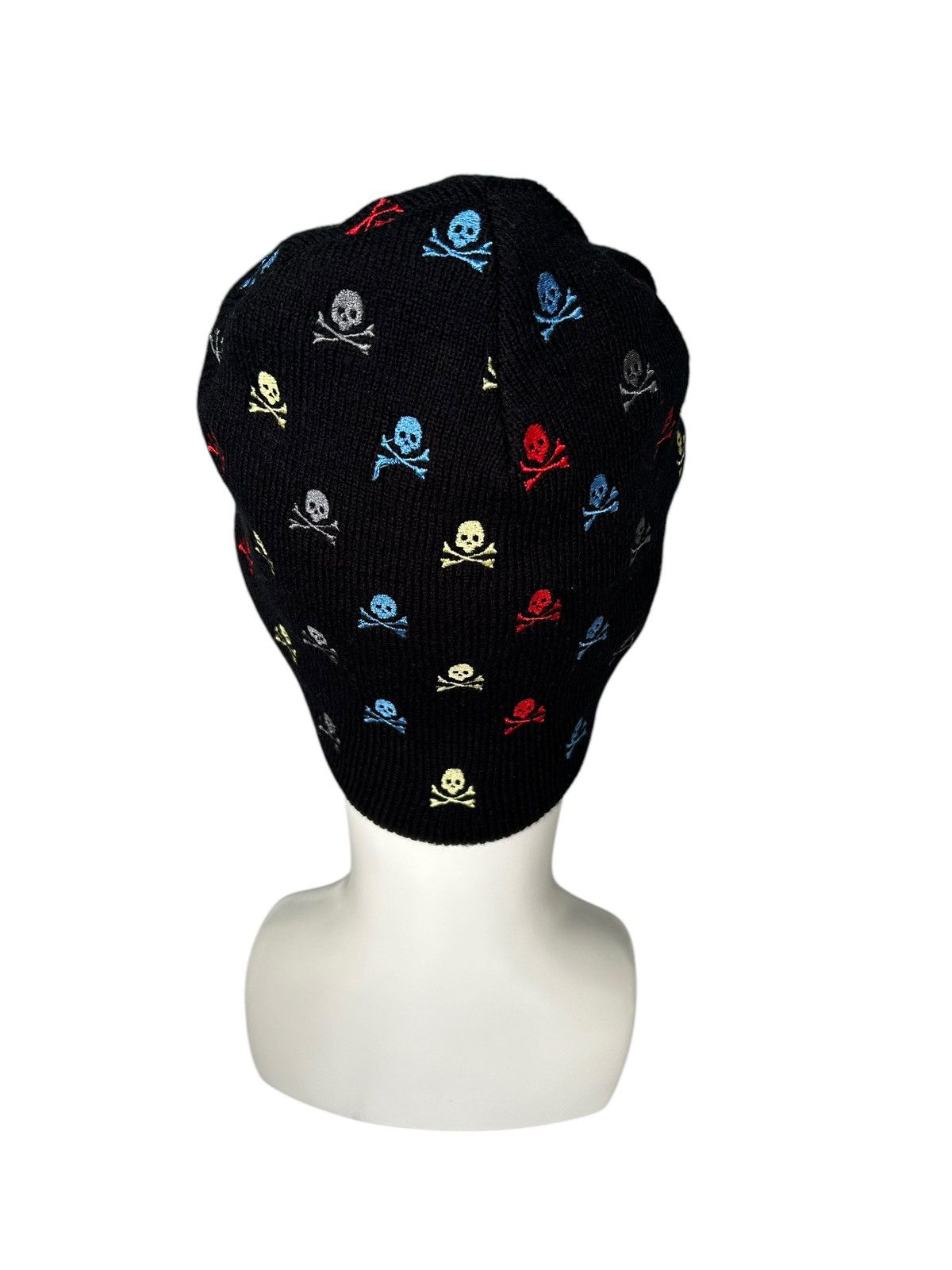 Japanese Brand × Kapital × Vintage Skull Japanese Punk Bondage Style Big Beanie Hats Rare☠️☠️ Size ONE SIZE - 3 Thumbnail