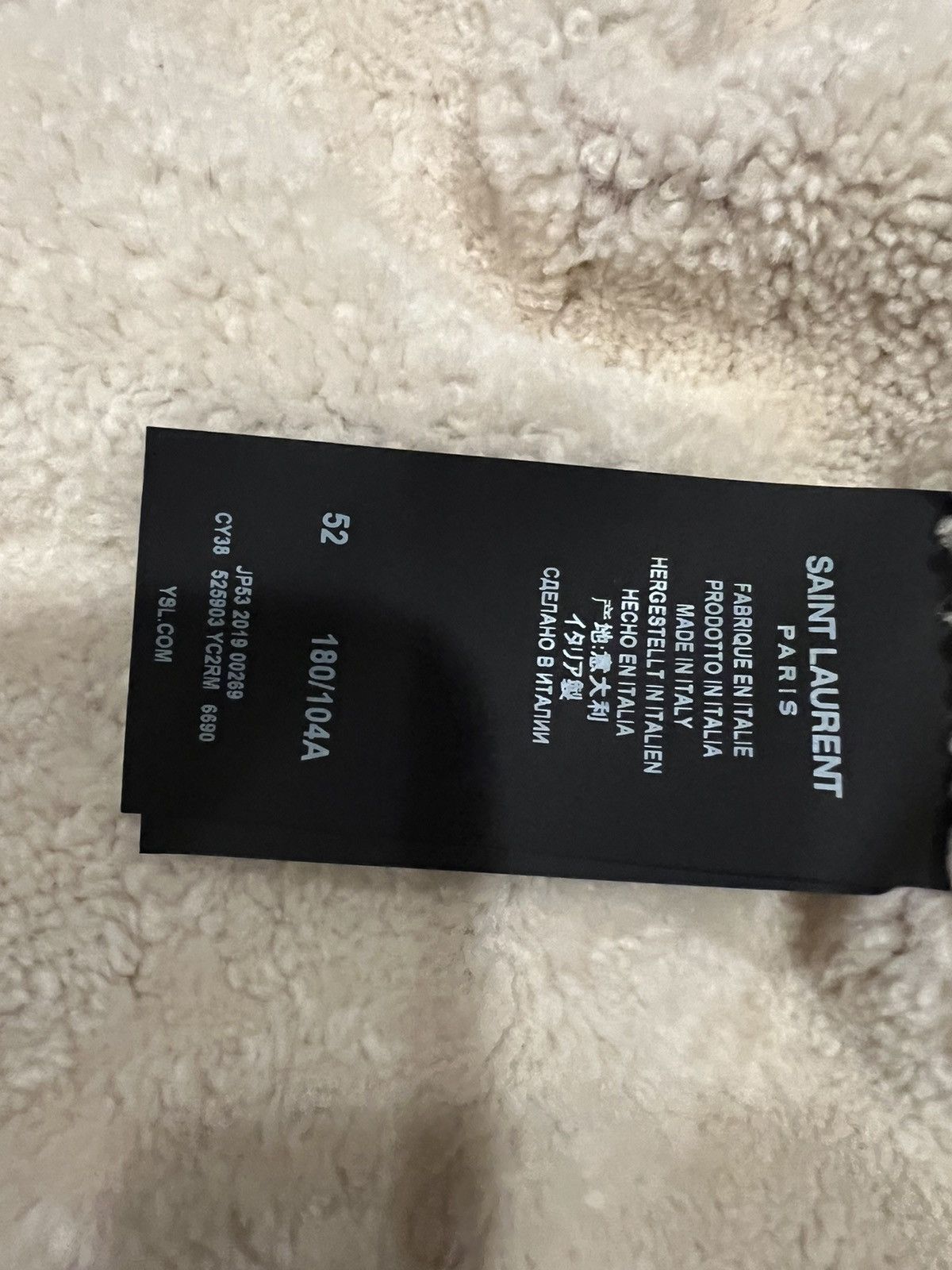 Saint Laurent Paris Saint Laurent men’s suede shearling jacket. 52/L. $5900 Size US L / EU 52-54 / 3 - 5 Thumbnail