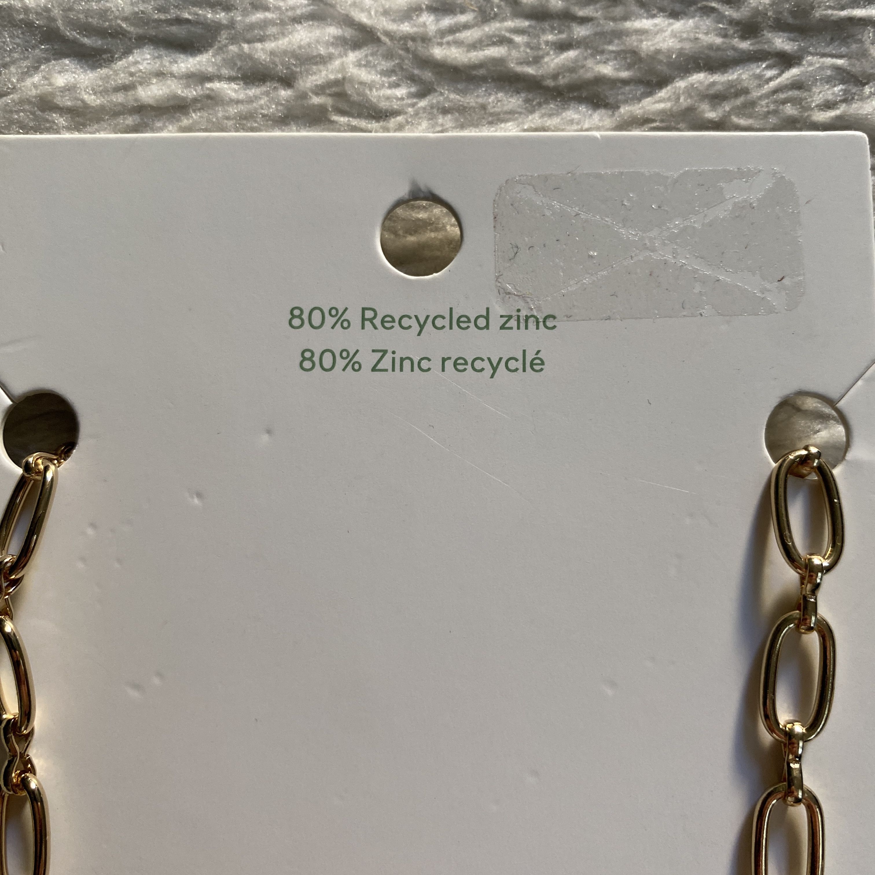 H&M H&M Gold Paperclip Chain Necklace Size ONE SIZE - 10 Thumbnail
