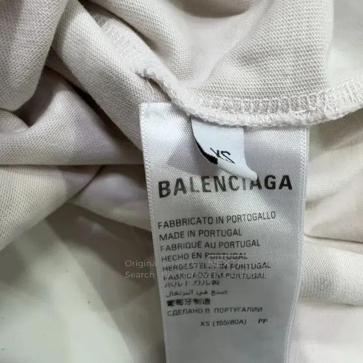 Balenciaga Balenciaga SS24 Distressed White Graphic T. Size US XS / EU 42 / 0 - 5 Thumbnail