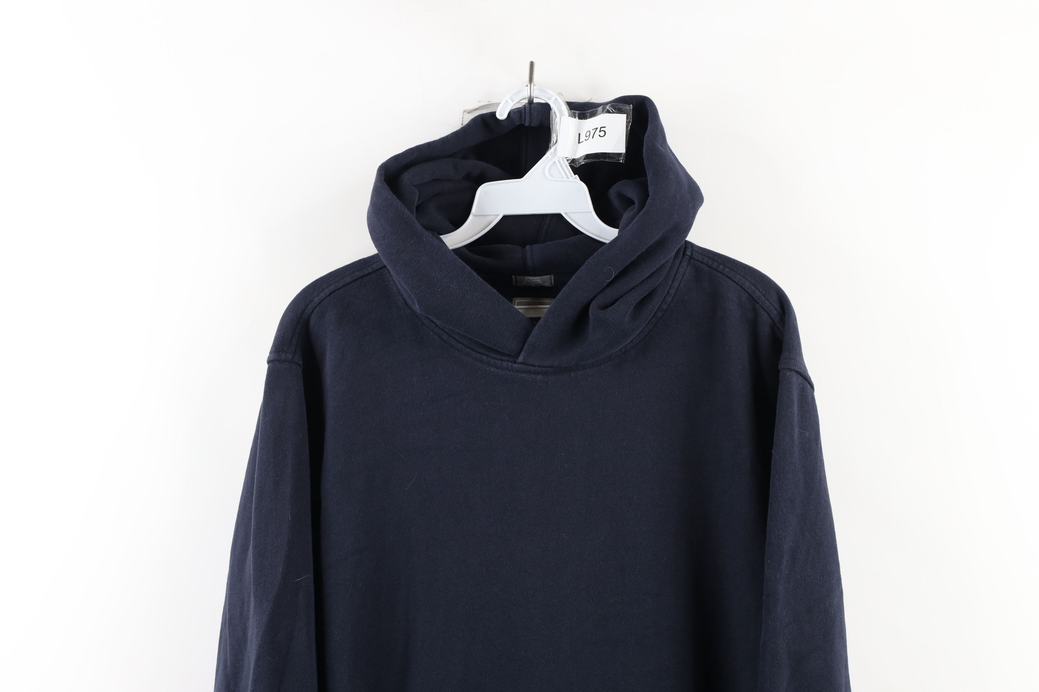 Gap Vintage Gap Sweats Faded Blank Hoodie Sweatshirt Navy Blue Size US M / EU 48-50 / 2 - 2 Thumbnail