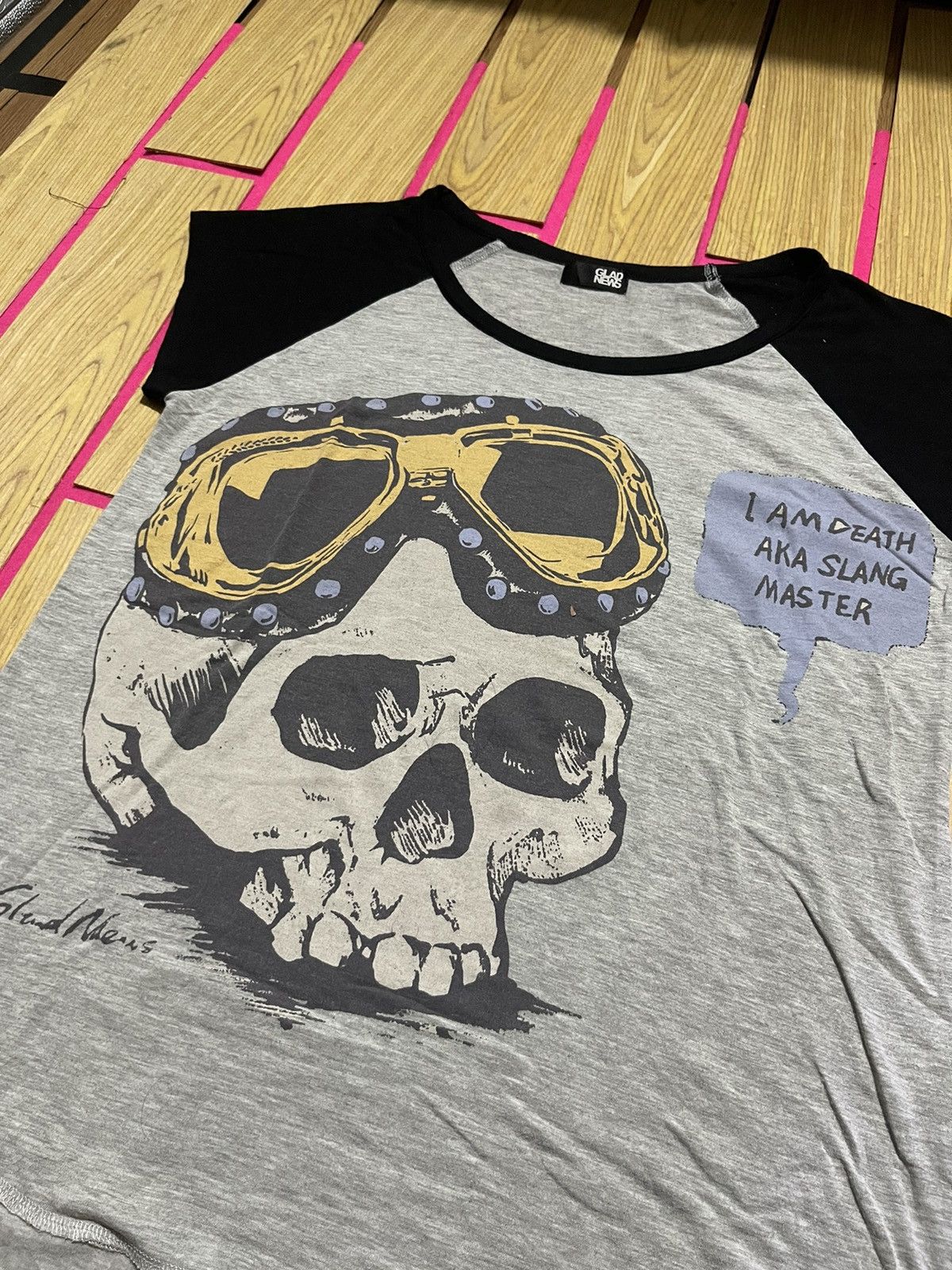 If Six Was Nine Y2K GLAD NEWS short sleeve tshirt picture big skull ifsix Size M / US 6-8 / IT 42-44 - 3 Thumbnail
