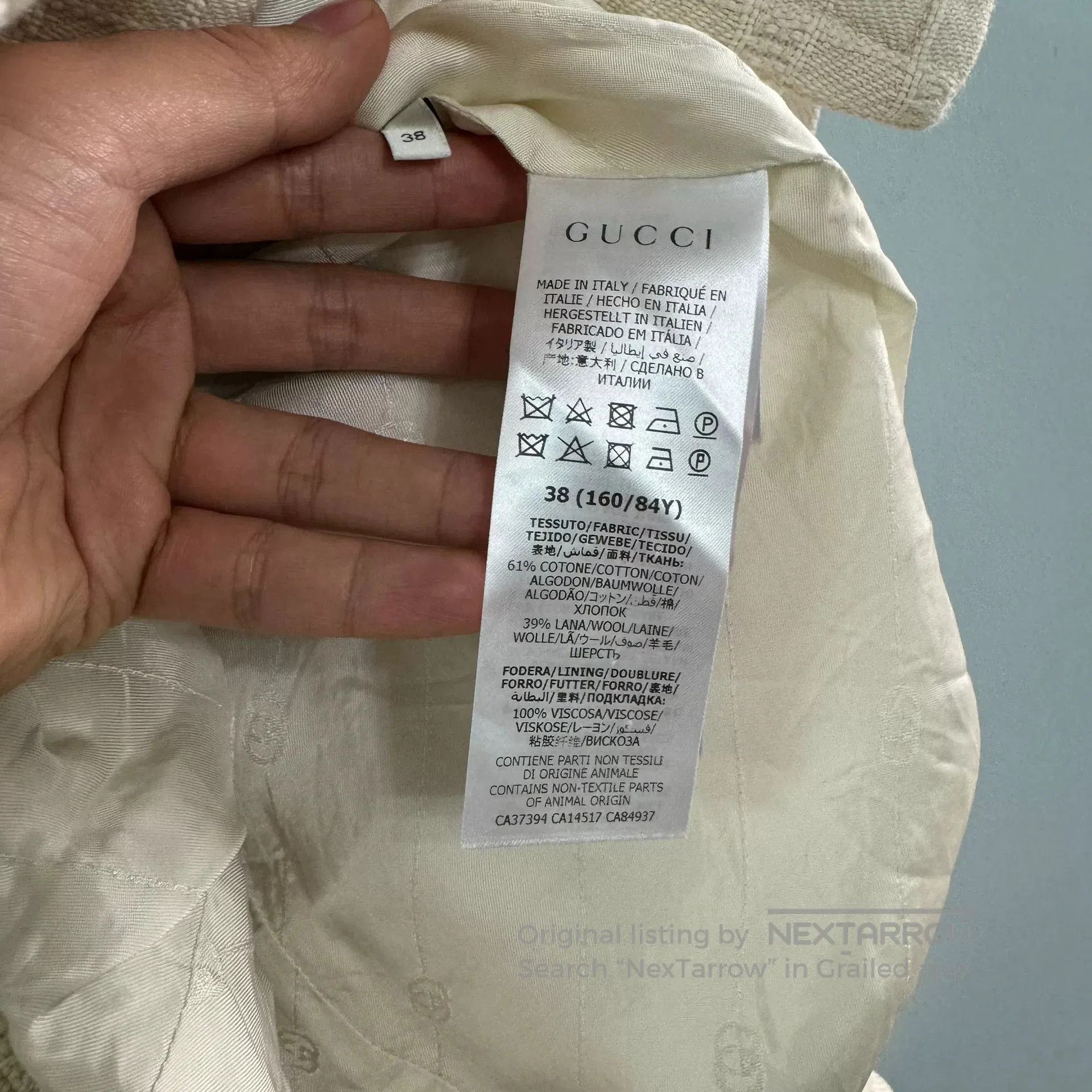 Gucci Gucci White Cape Two. Size S / US 4 / IT 40 - 8 Thumbnail
