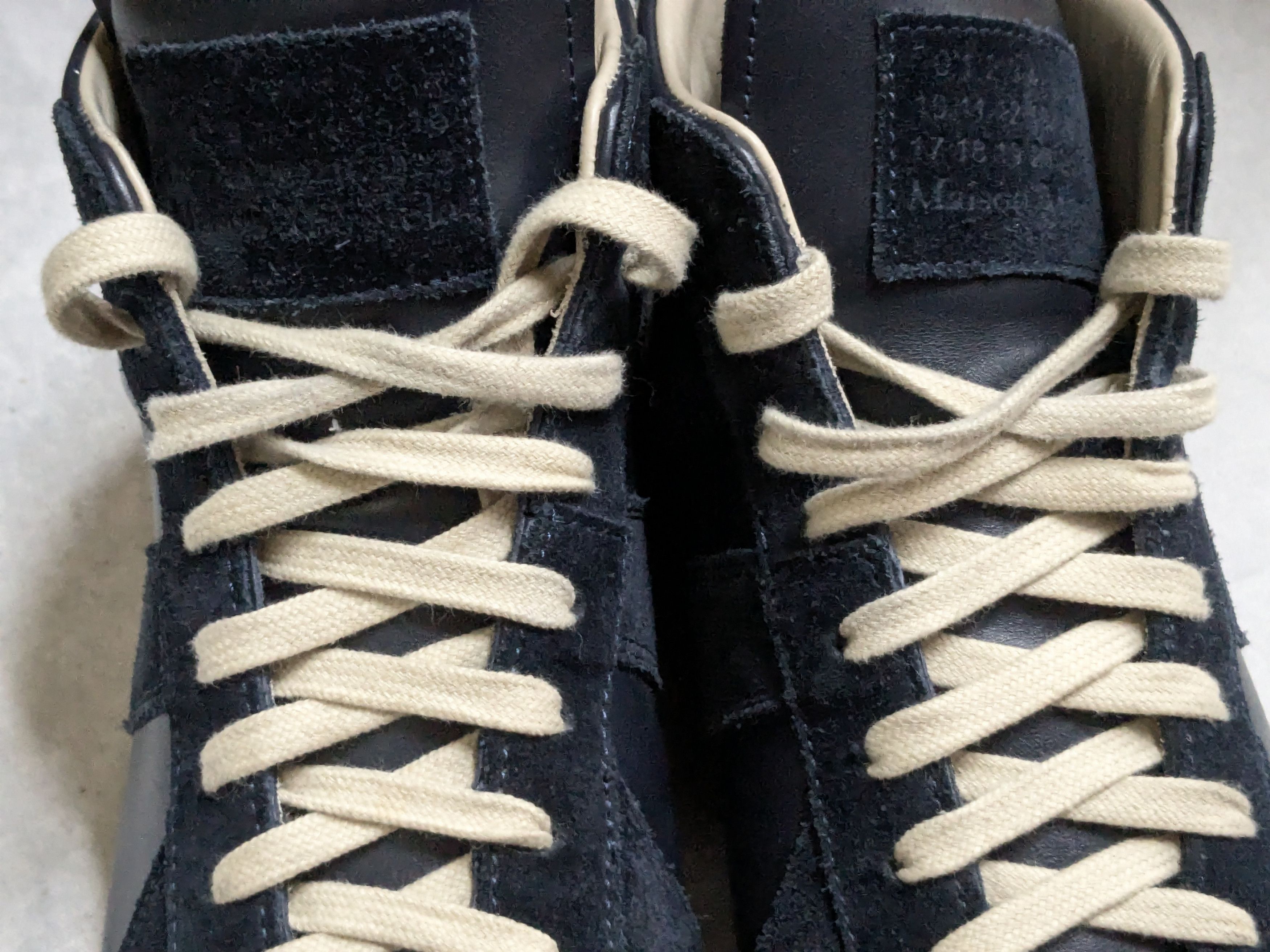 Maison Margiela Maison Margiela GAT Replica Navy Blue 9 42 High Tops Size US 13 / EU 46 - 3 Thumbnail