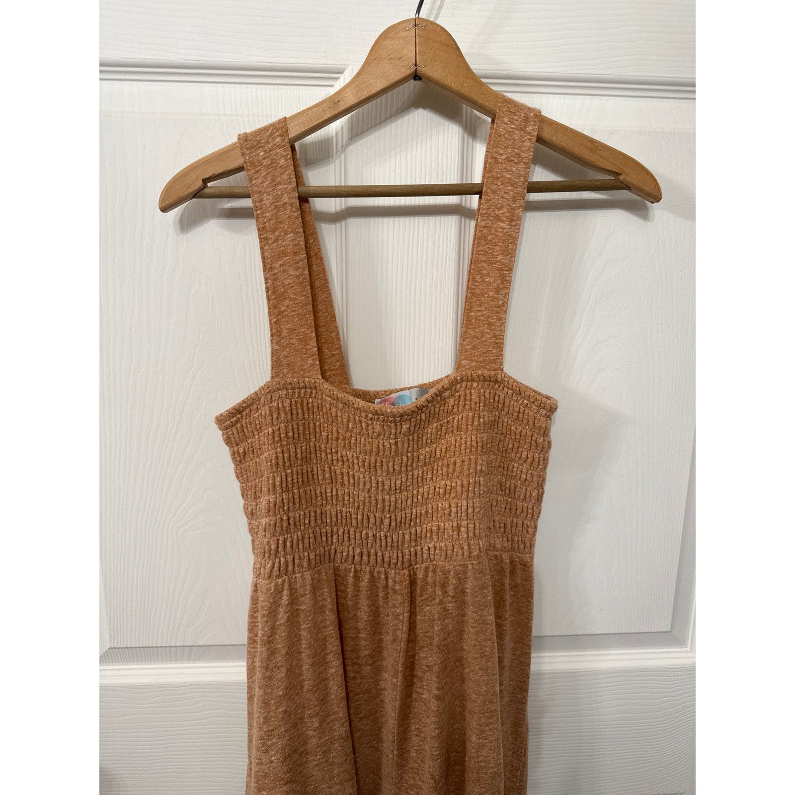Free People FP Beach Homecoming Wide Leg Orange Jumpsuit, S