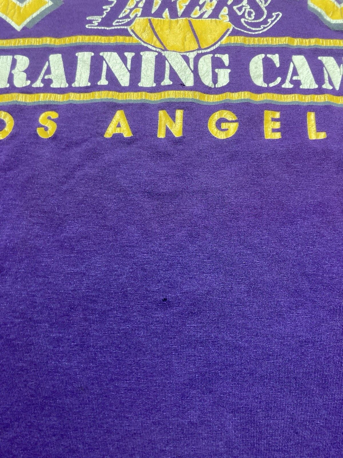 Hanes × Vintage VTG 80s t shirt Los Angeles lakers LA training camp NBA XL Size US XL / EU 56 / 4 - 3 Thumbnail