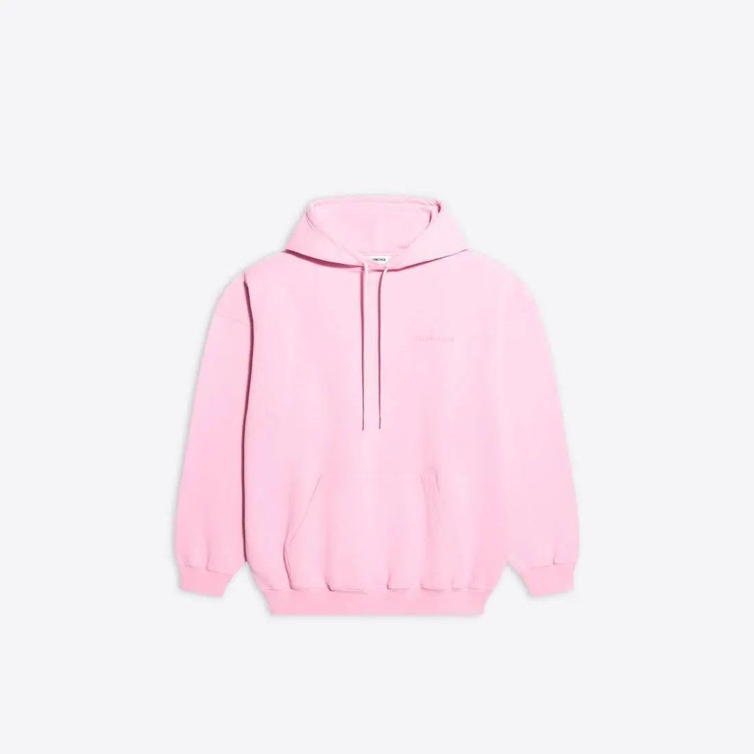 Balenciaga o1s1wg111124 BB Corp Hoodie Medium Fit in Pink Size S / US 4 / IT 40 - 1 Thumbnail