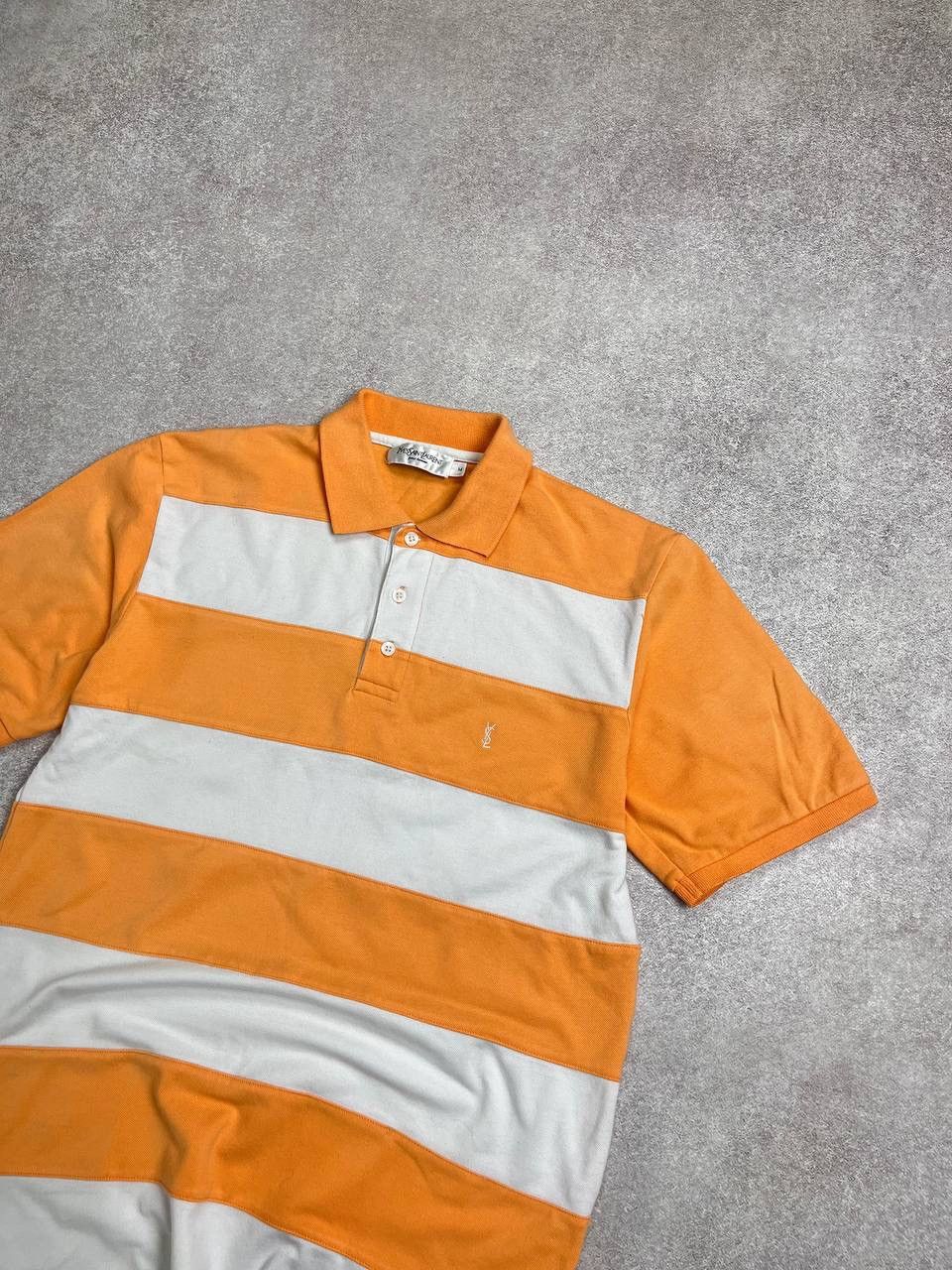 Other Vintage YSL Yves Saint Laurent Striped Polo Shirt M Size US M / EU 48-50 / 2 - 2 Thumbnail