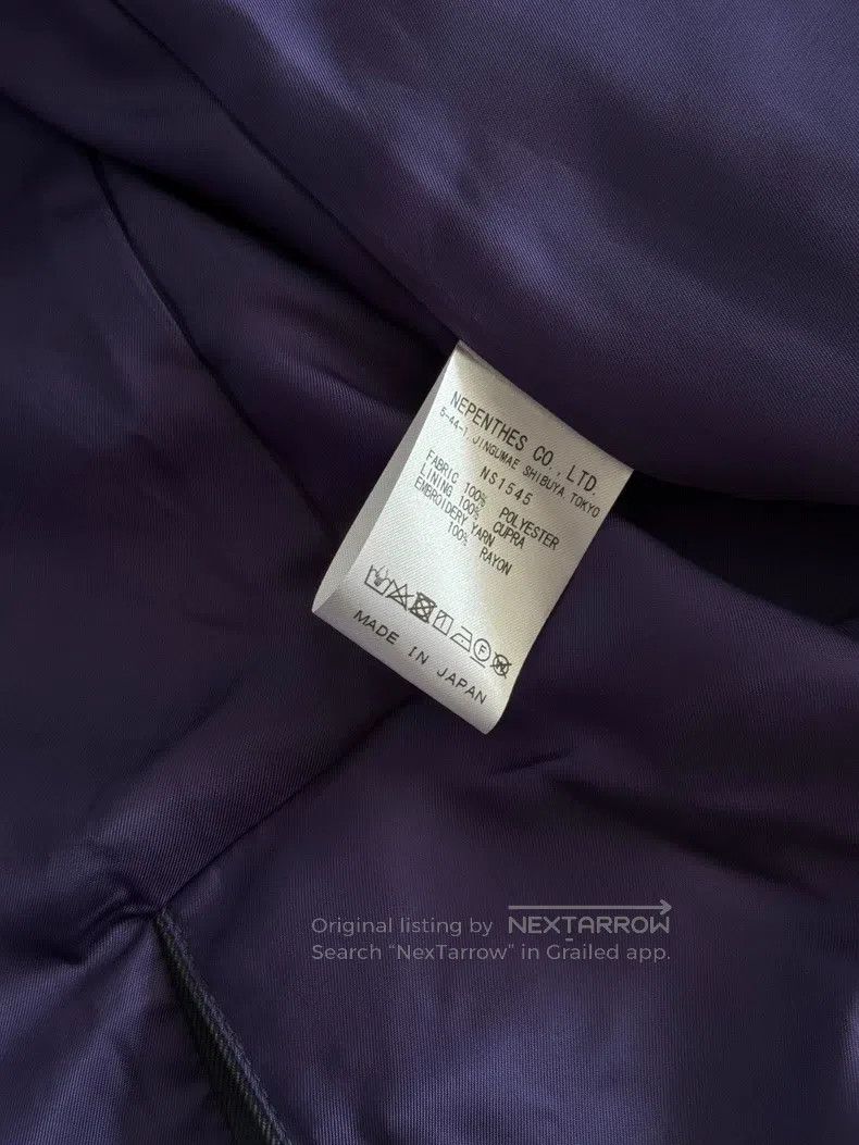 Needles Needles size S Embroidery logo suit jacket Size 48R - 5 Thumbnail