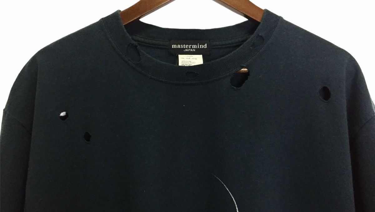 Mastermind Japan Distressed Mastermind Japan X 4SENSE Skull Damage Tee Size US L / EU 52-54 / 3 - 4 Thumbnail