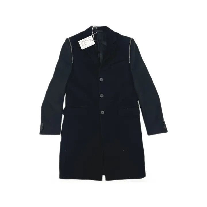 Givenchy Givenchy Givenchy Black Wool Zipper Coat for Men -2507 Size US L / EU 52-54 / 3 - 2 Thumbnail