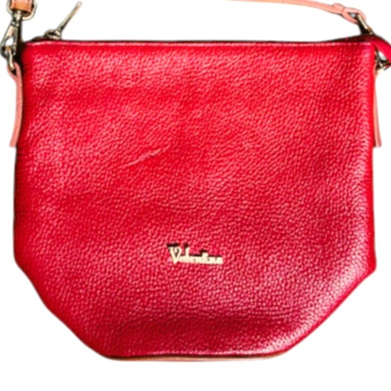 NBDN Nobrandedon Valentina Red Crossbody Leather Bag Purse Size ONE SIZE - 2 Thumbnail