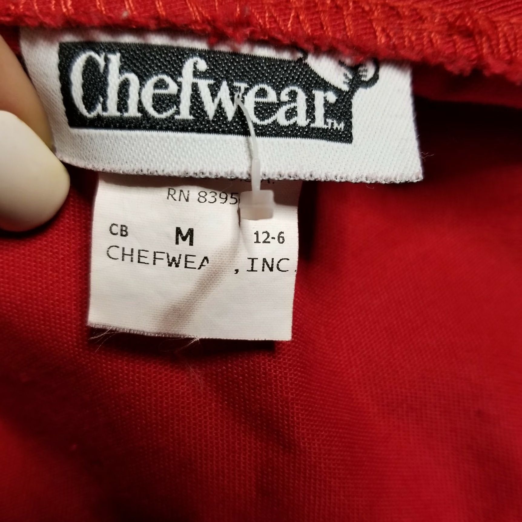Vintage CHEF WEAR WOMEN'S M LONG SLEEVE JACKET CHEF COAT Red Rose Inn Plant City FL Size M / US 6-8 / IT 42-44 - 6 Thumbnail