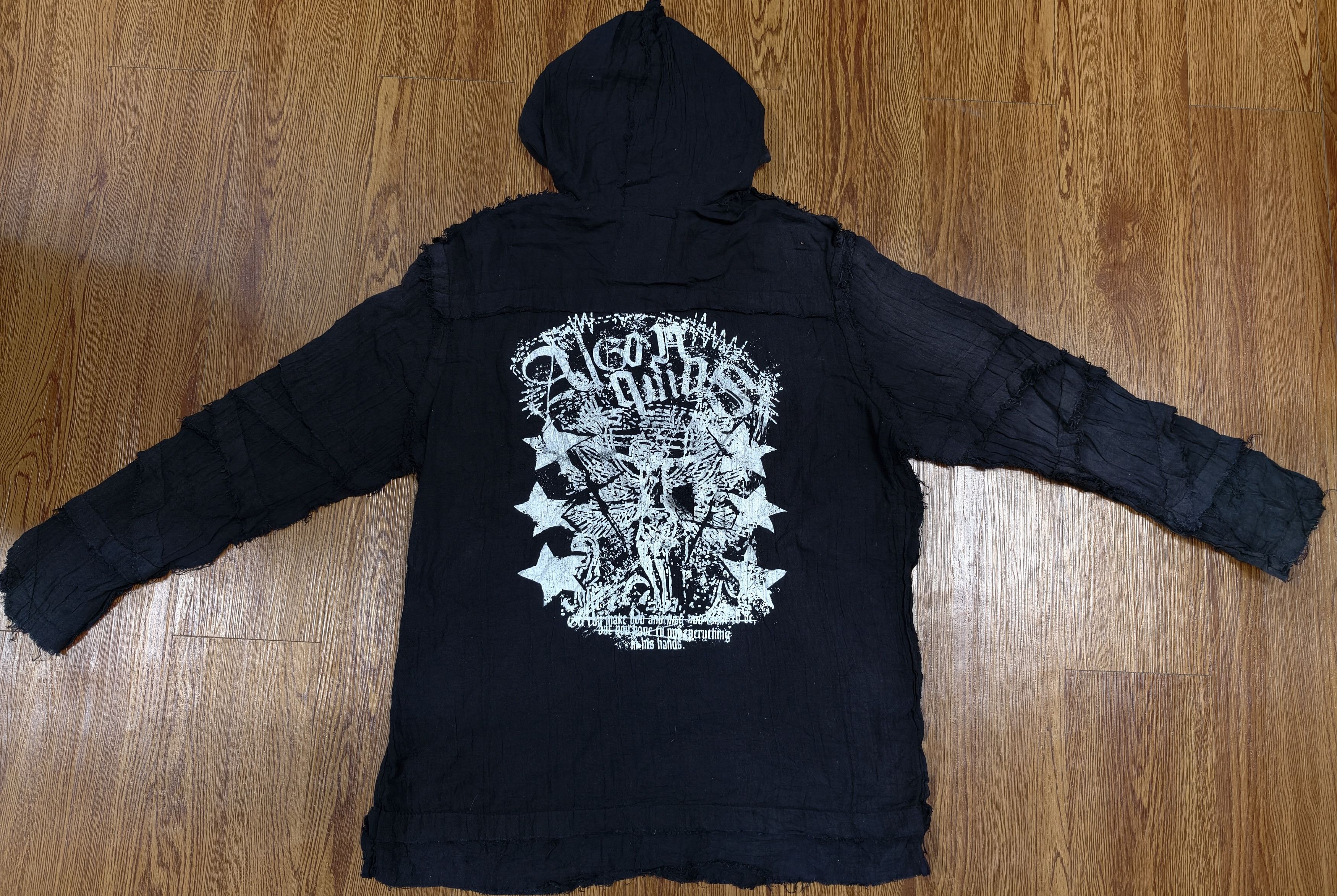 Japanese Brand Algonquins Punk Style Cotton Hoodie Size US L / EU 52-54 / 3 - 2 Thumbnail