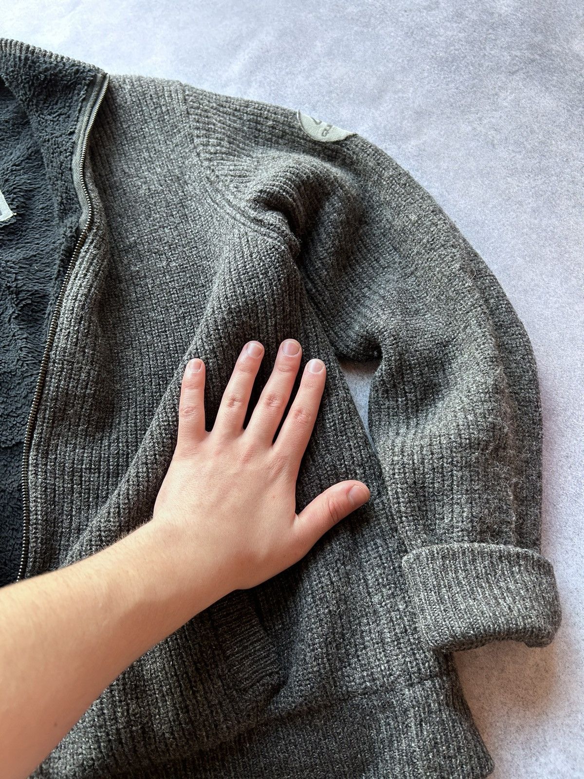 Quicksilver × Vintage Vintage Quicksilver sweatshirt sherpa mens zip Size US M / EU 48-50 / 2 - 6 Thumbnail
