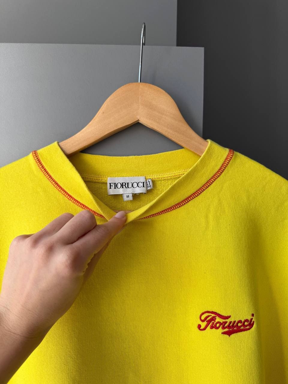 Fiorucci Fiorucci Yellow T shirt Equipe Size US M / EU 48-50 / 2 - 3 Thumbnail