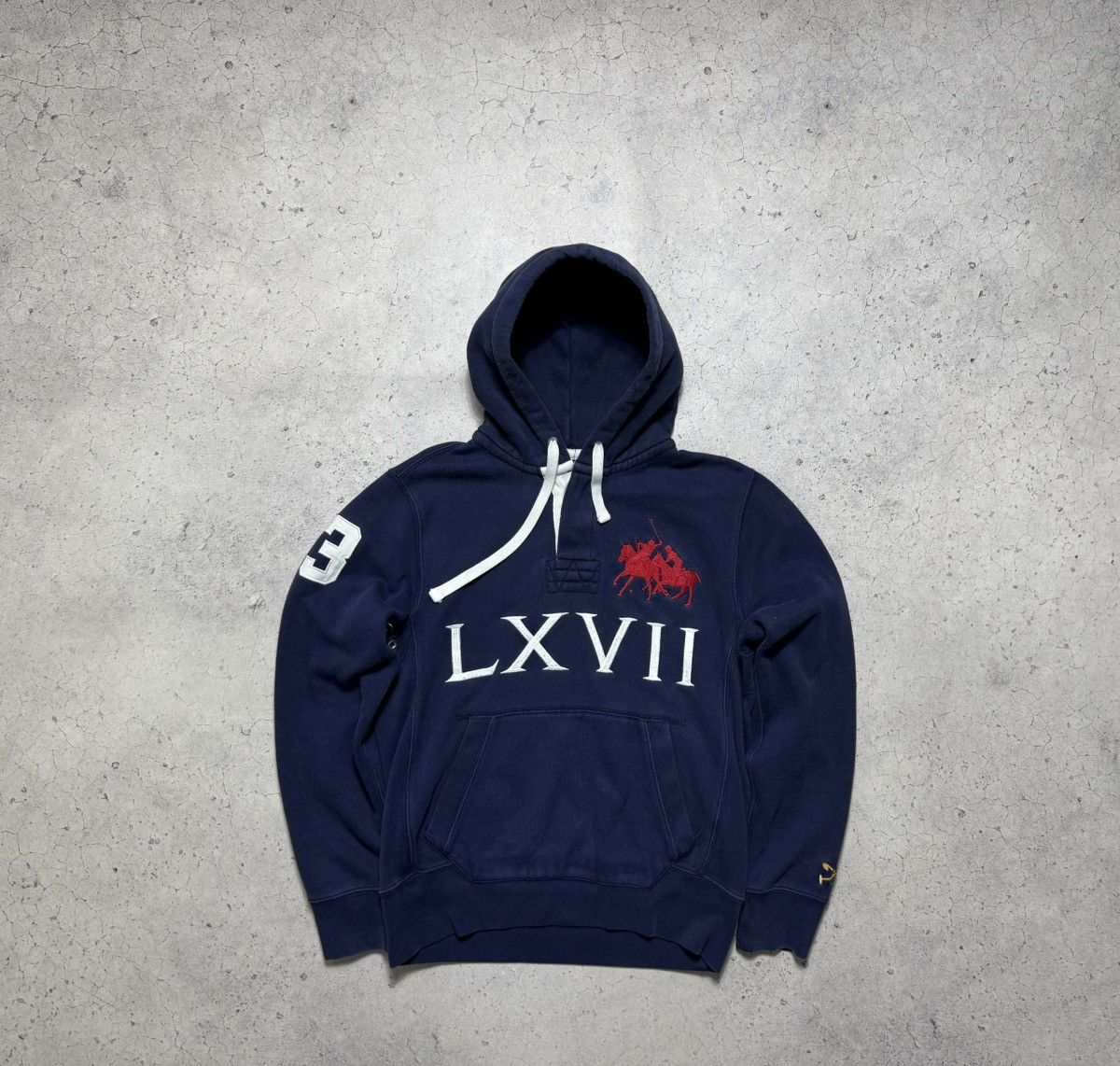 Polo Ralph Lauren Polo Ralph Lauren LXVII #3 Big Pony Vintage Hoodie Size S Size US S / EU 44-46 / 1 - 2 Thumbnail