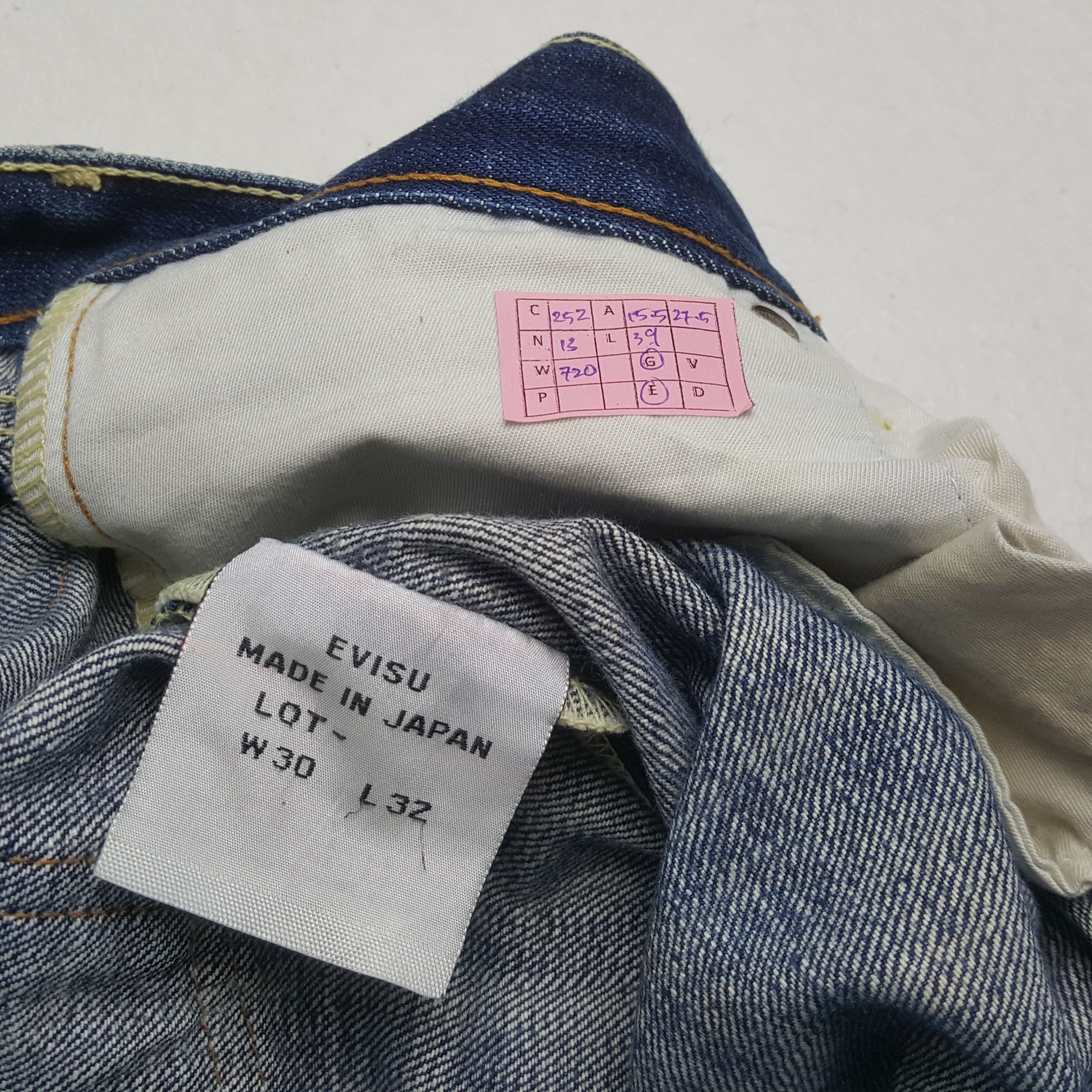 Evisu EVISU Japanese Brand Streetwear Custom Daicock Jeans Size US 31 - 13 Thumbnail