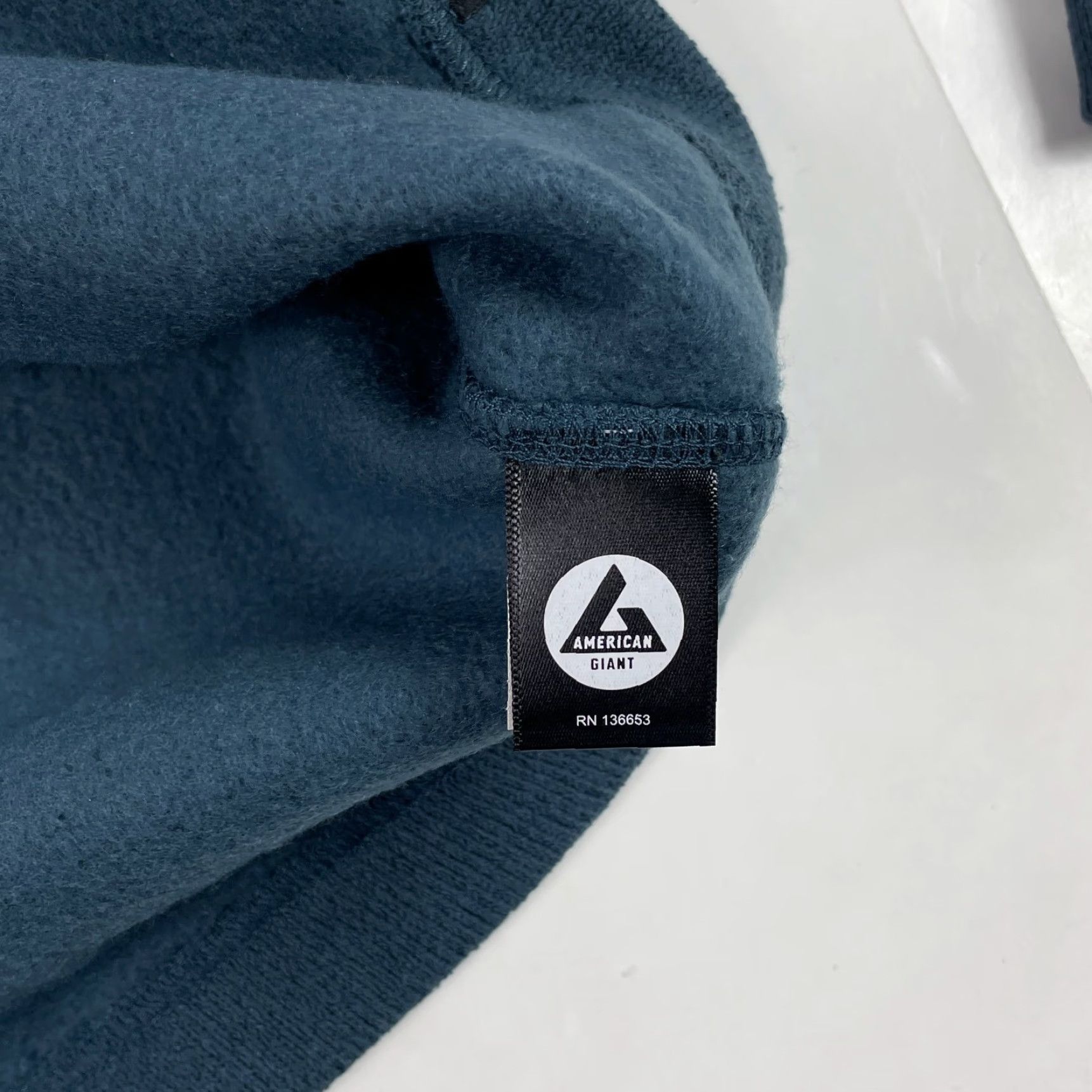 Vintage American Giant Sweatshirt Mens Large Blue Long Sleeve Pullover Lined Hiking Gym Size US L / EU 52-54 / 3 - 6 Thumbnail
