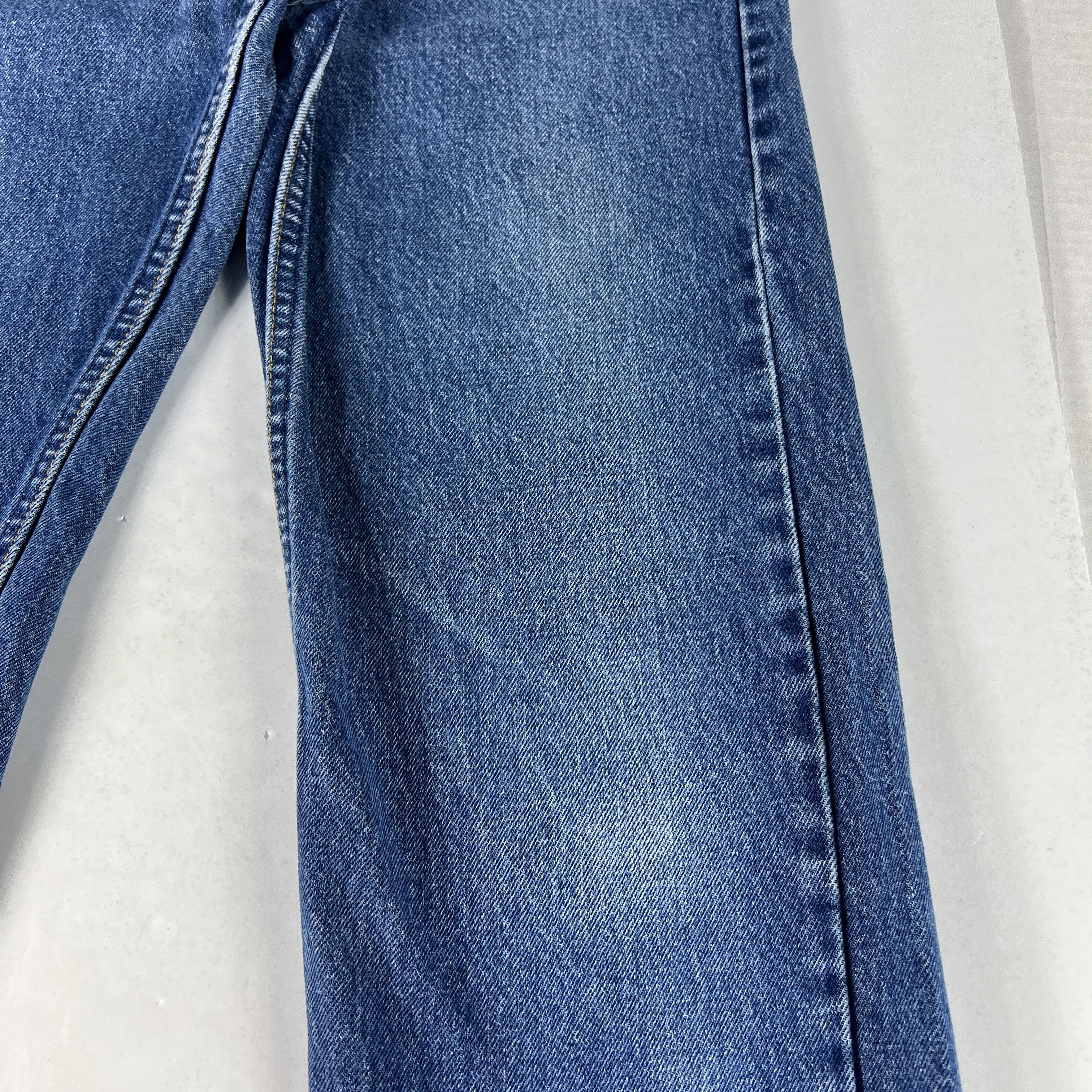 Levi's × Vintage VTG 80s Levi's Jeans 505 Straight Blue Faded Cotton Denim Size US 32 / EU 48 - 4 Thumbnail