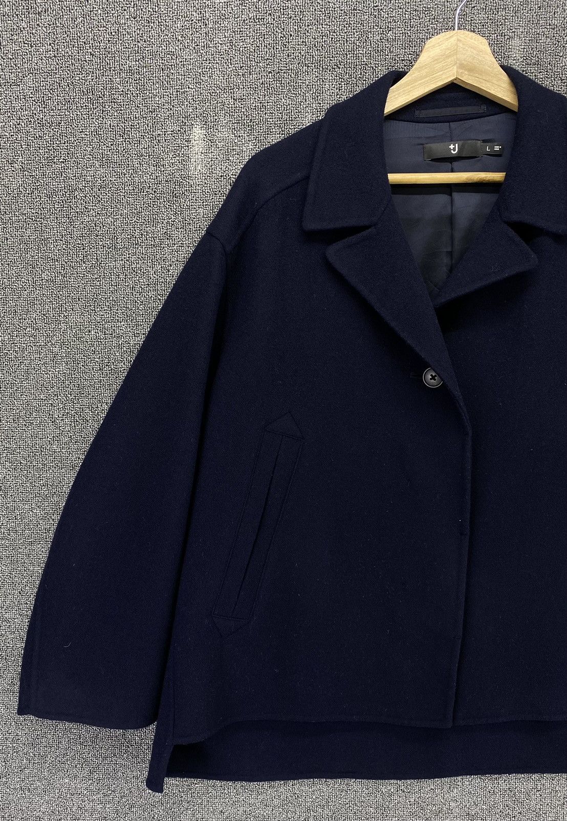 Jil Sander × Uniqlo Jill Sander x Uniqlo Beigi Wool Coat Jacket Size L / US 10 / IT 46 - 3 Thumbnail